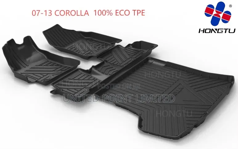 TPE Foot Mat for Cars Plus 3row or With Boot Mat