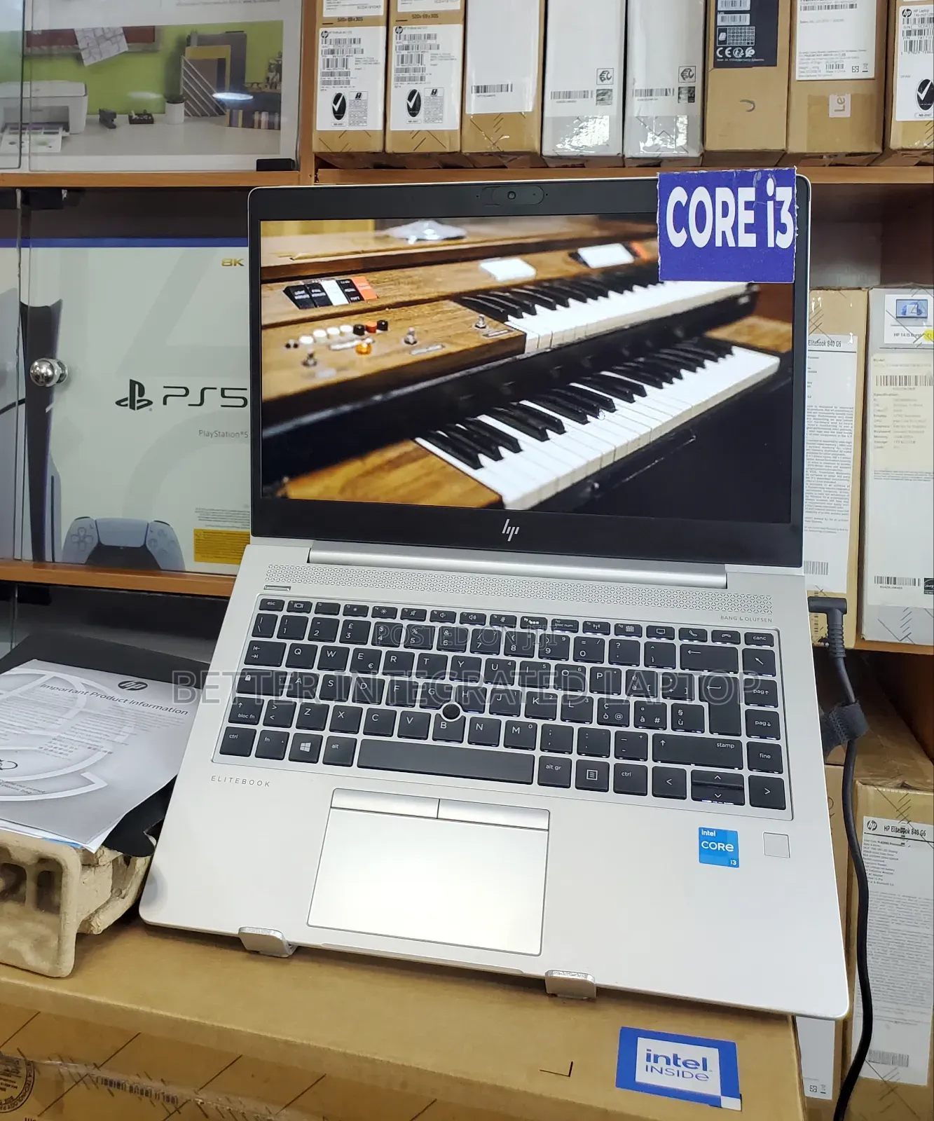 New Laptop HP EliteBook 820 G2 8GB Intel Core i3 SSD 512GB