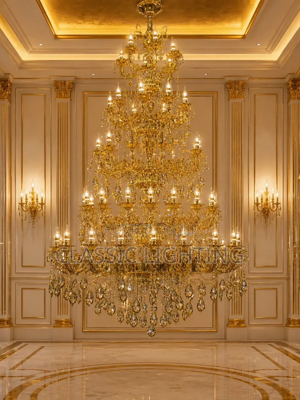 Luxury Large Crystal Chandelier - Modern LED Candle Chandelier