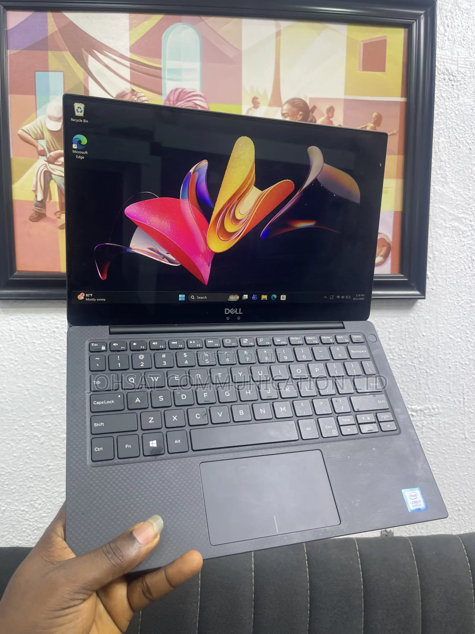 Laptop Dell XPS 13 9370 8GB Intel Core i7 SSD 256GB