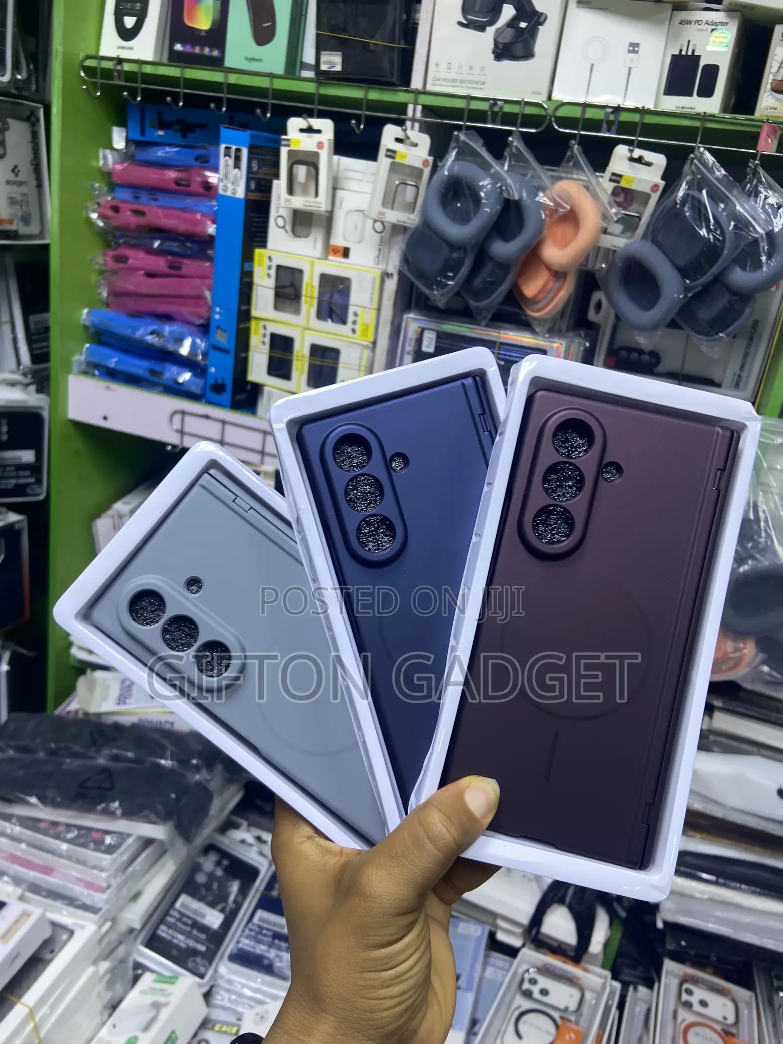 Magnetic Hinge Case With Integrated Lens Film for Z Fold 5/6/8/8ultra