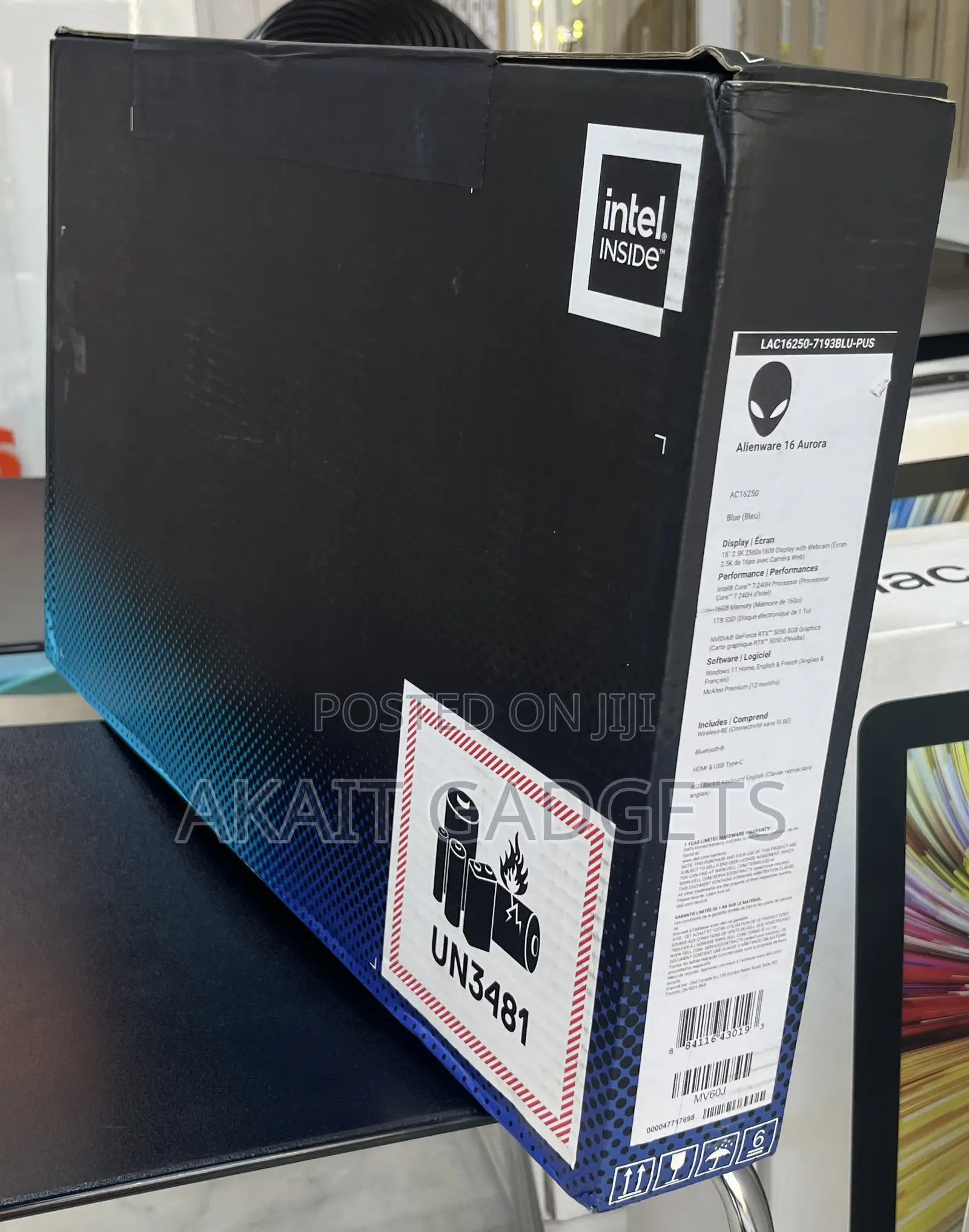 New Laptop Dell 16GB Intel Core 7 SSD 1T