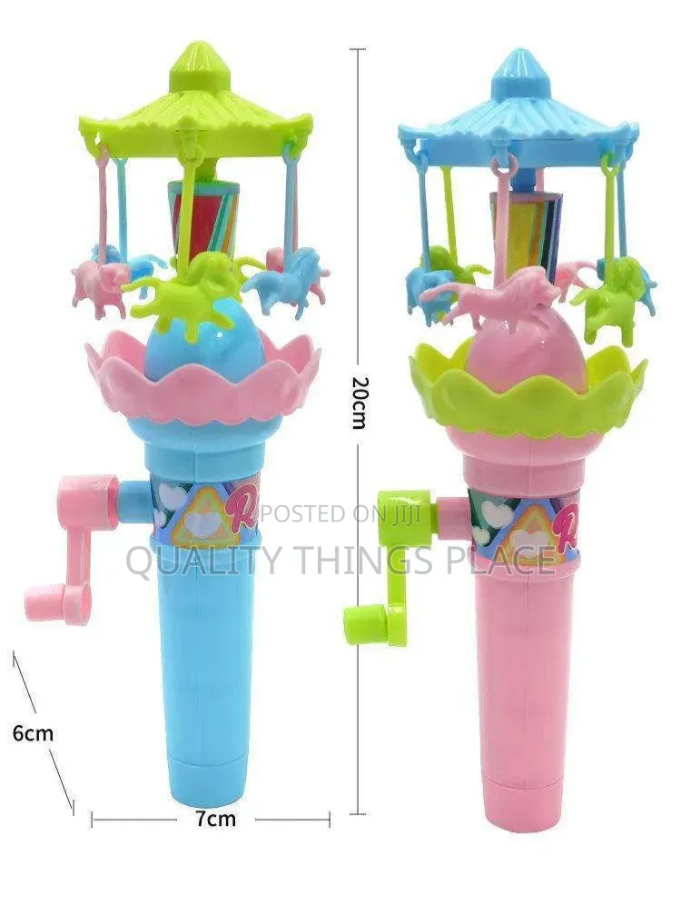 Hand-Cranked Carousel Kindergarten Cartoon Ferris Wheel Plastic Toy