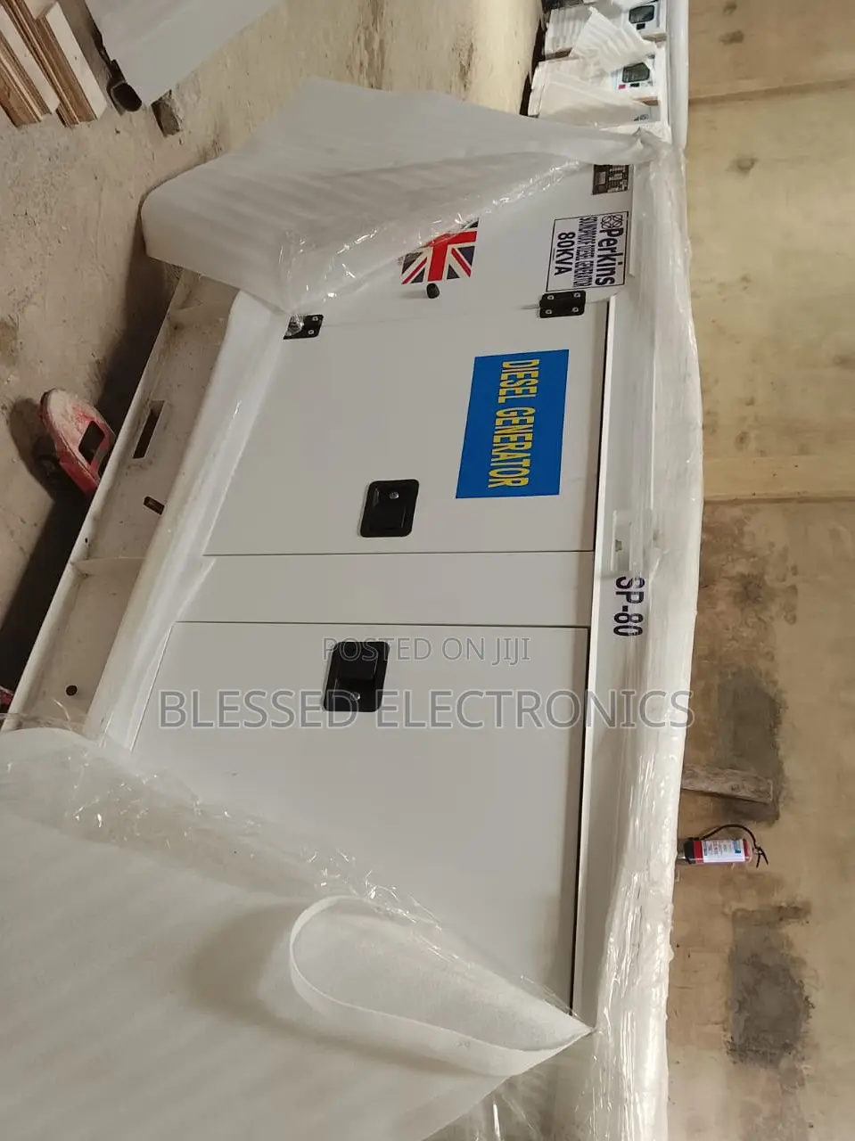 Perkins 80kva Made in UK Diesel Soundproof Generator 100% Copper Wire