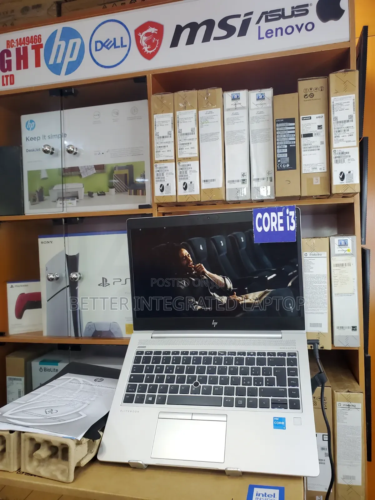 New Laptop HP EliteBook 820 G3 8GB Intel Core i3 SSD 256GB