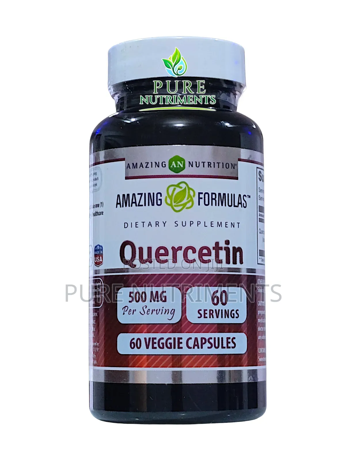 Amazing Formulas Quercetin 500mg 60 Veggie Caps