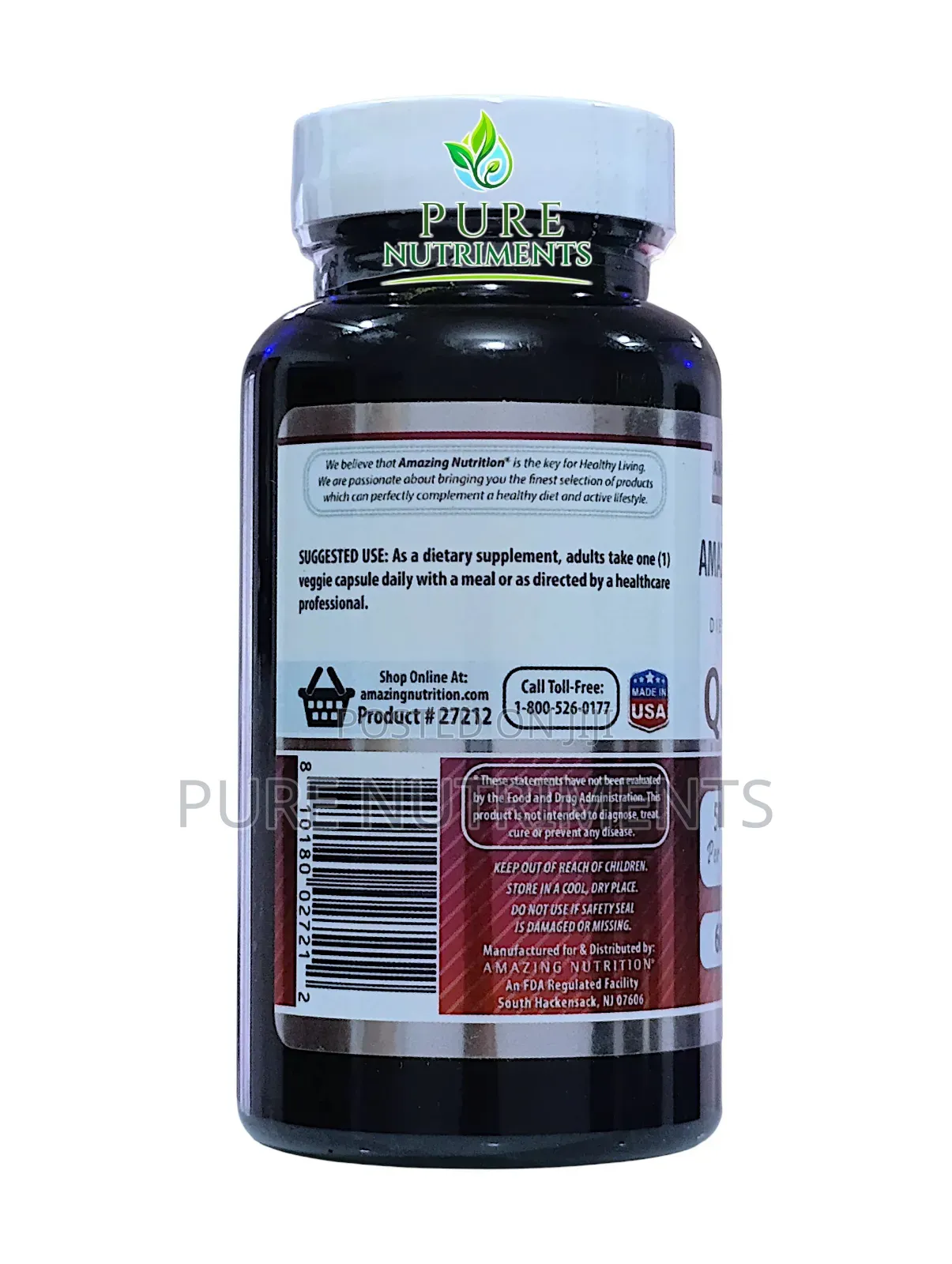 Amazing Formulas Quercetin 500mg 60 Veggie Caps