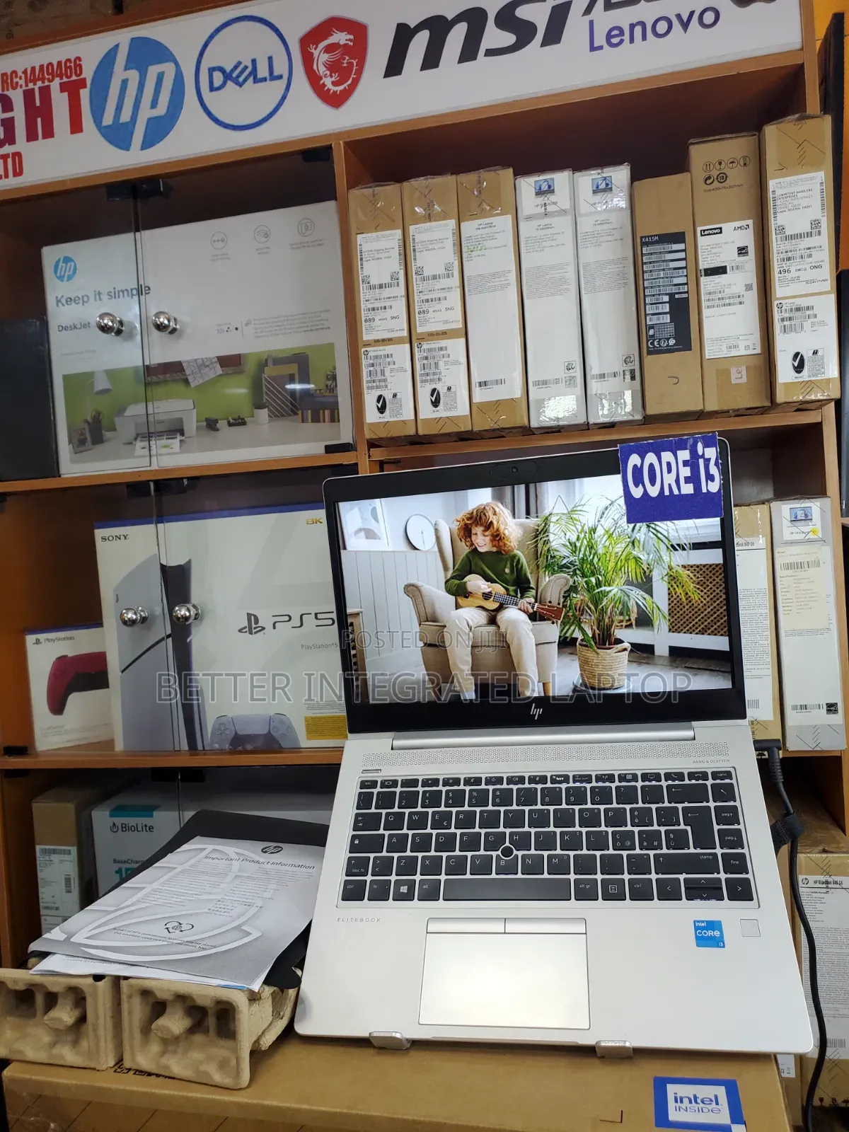 New Laptop HP EliteBook 820 G3 12GB Intel Core i3 SSD 256GB