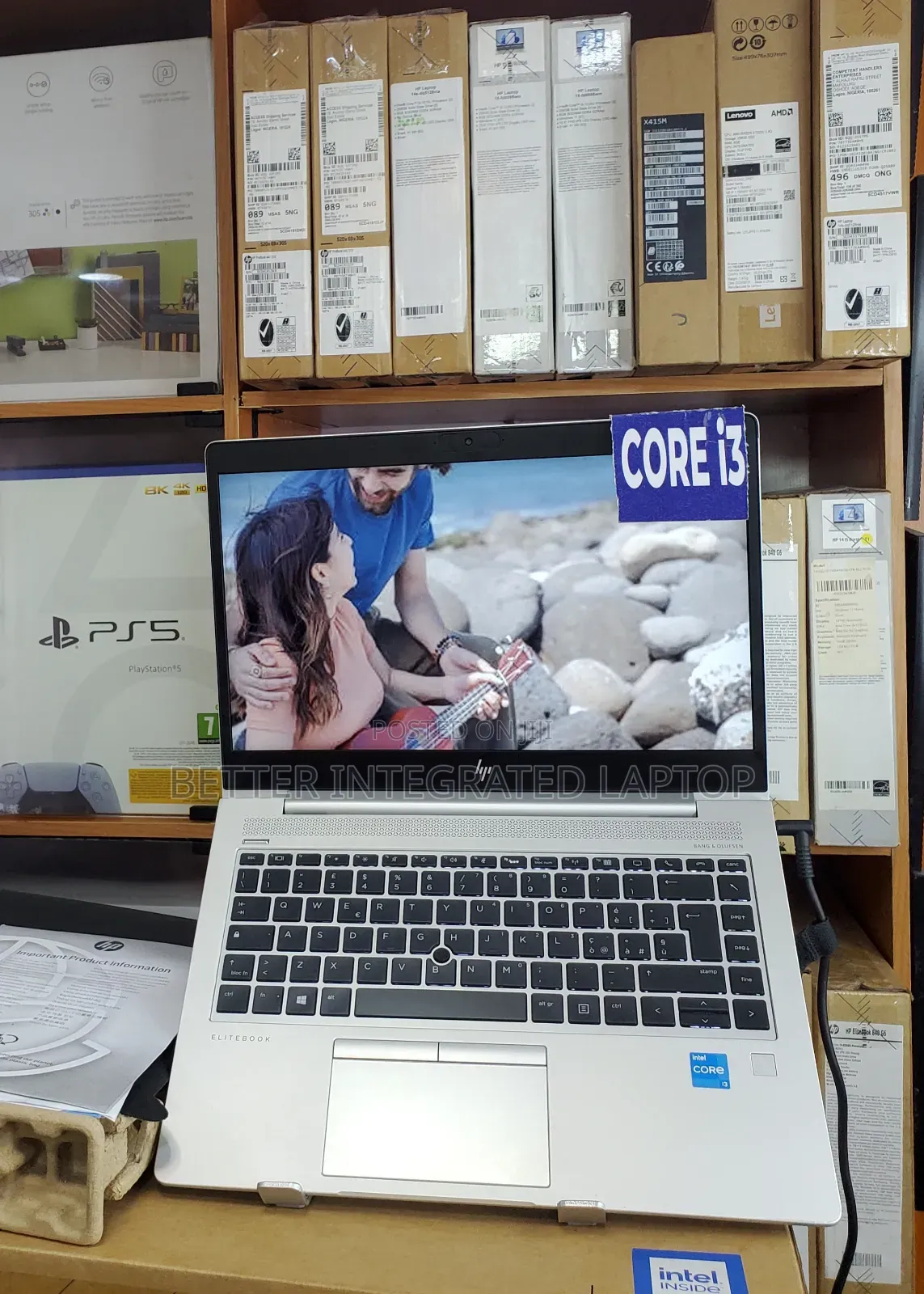 New Laptop HP EliteBook 820 G3 12GB Intel Core i3 SSD 256GB