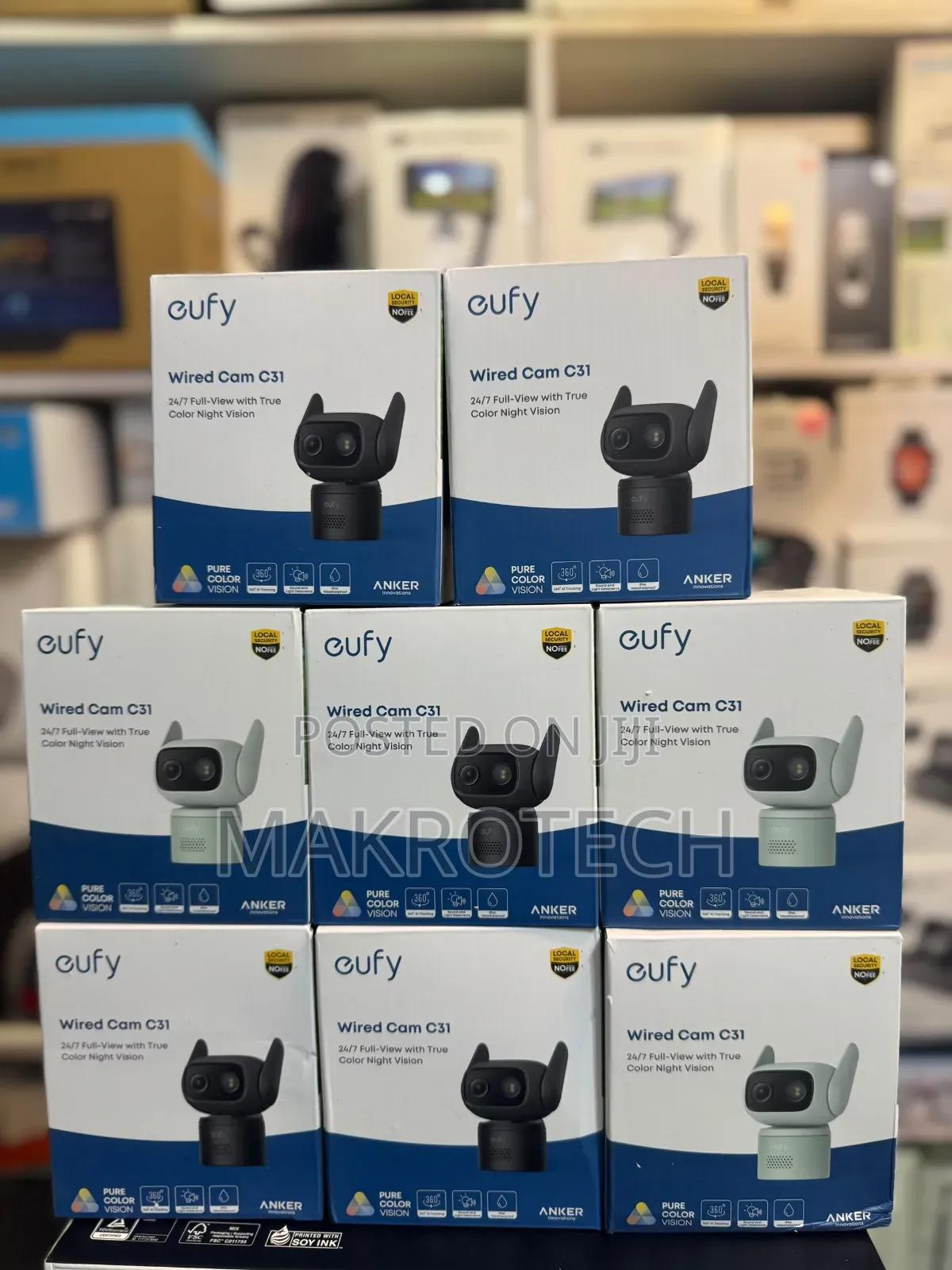 Eufy Wired Cam C31 Full HD Pan-Tilt Security Camera CCTV