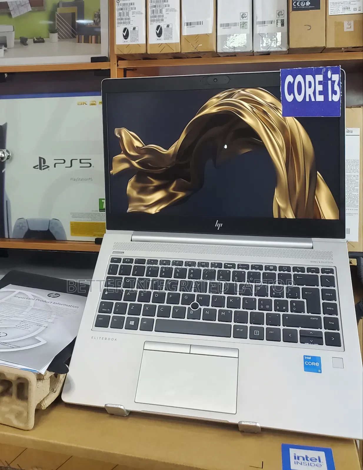 New Laptop HP EliteBook 820 G3 16GB Intel Core i3 SSD 256GB