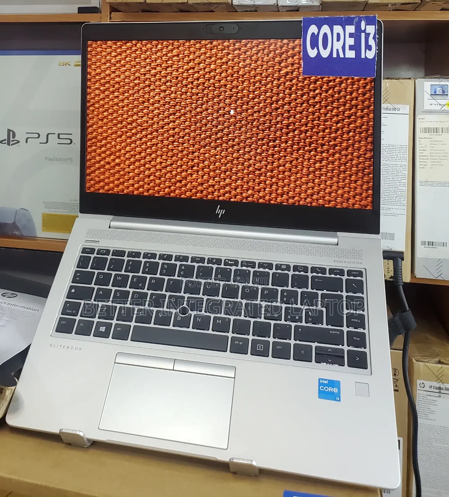 New Laptop HP EliteBook 820 G3 16GB Intel Core i3 SSD 256GB