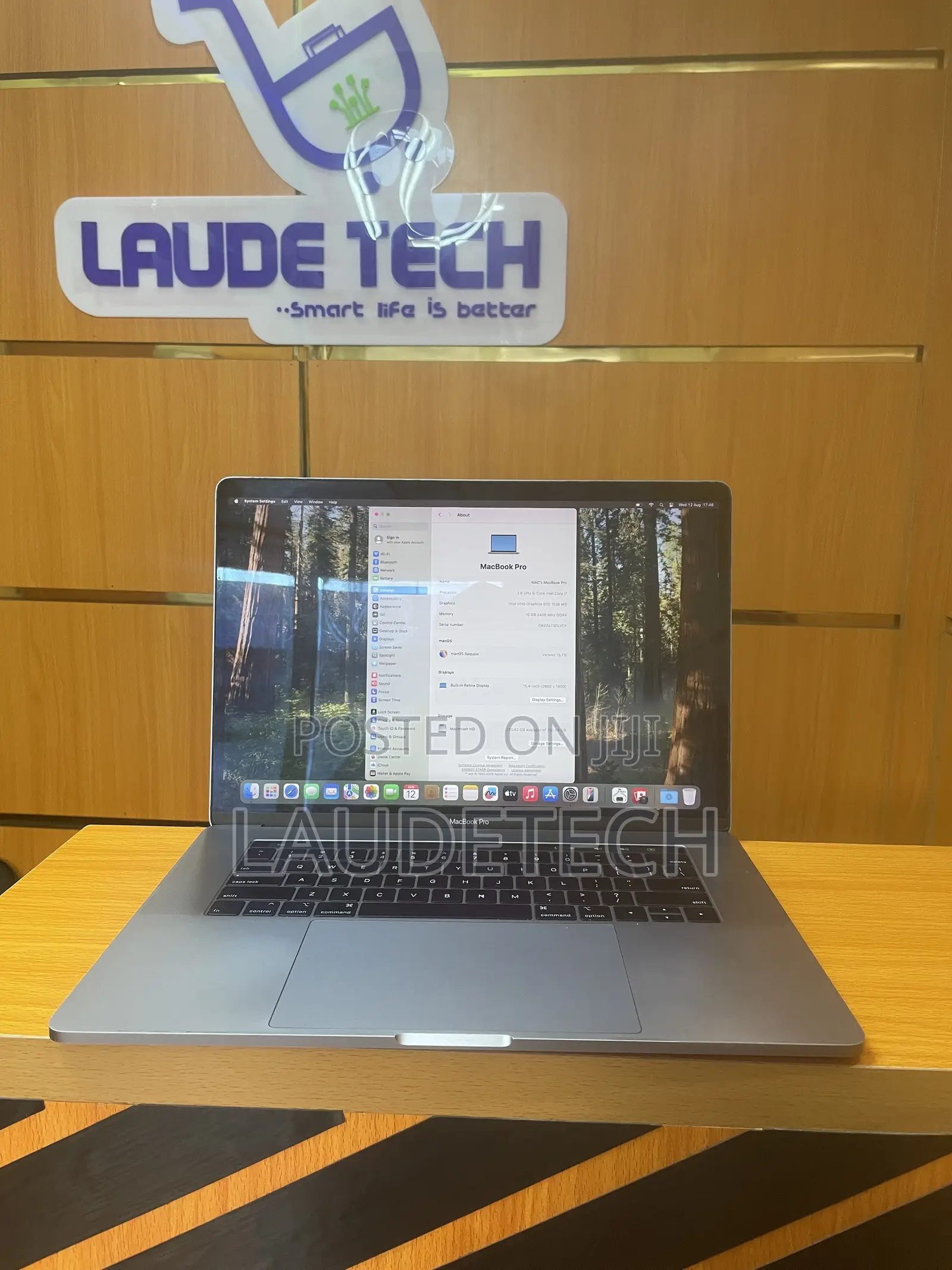 Laptop Apple MacBook Pro 2019 16GB Intel Core i7 SSD 256GB
