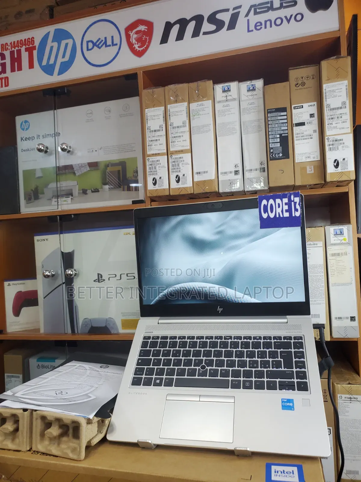 New Laptop HP EliteBook 820 G3 4GB Intel Core i3 SSD 512GB