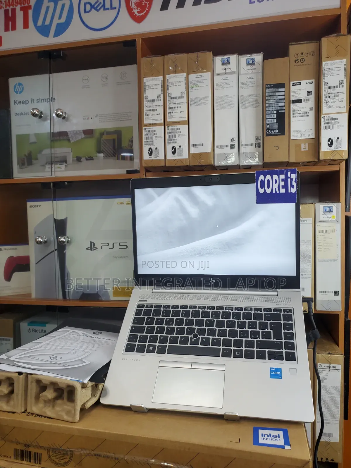 New Laptop HP EliteBook 820 G3 4GB Intel Core i3 SSD 512GB