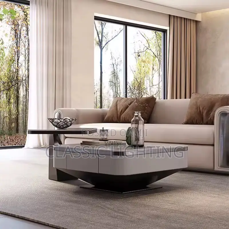 Nordic Modern Living Room Coffee Table Simple Household Rock Table