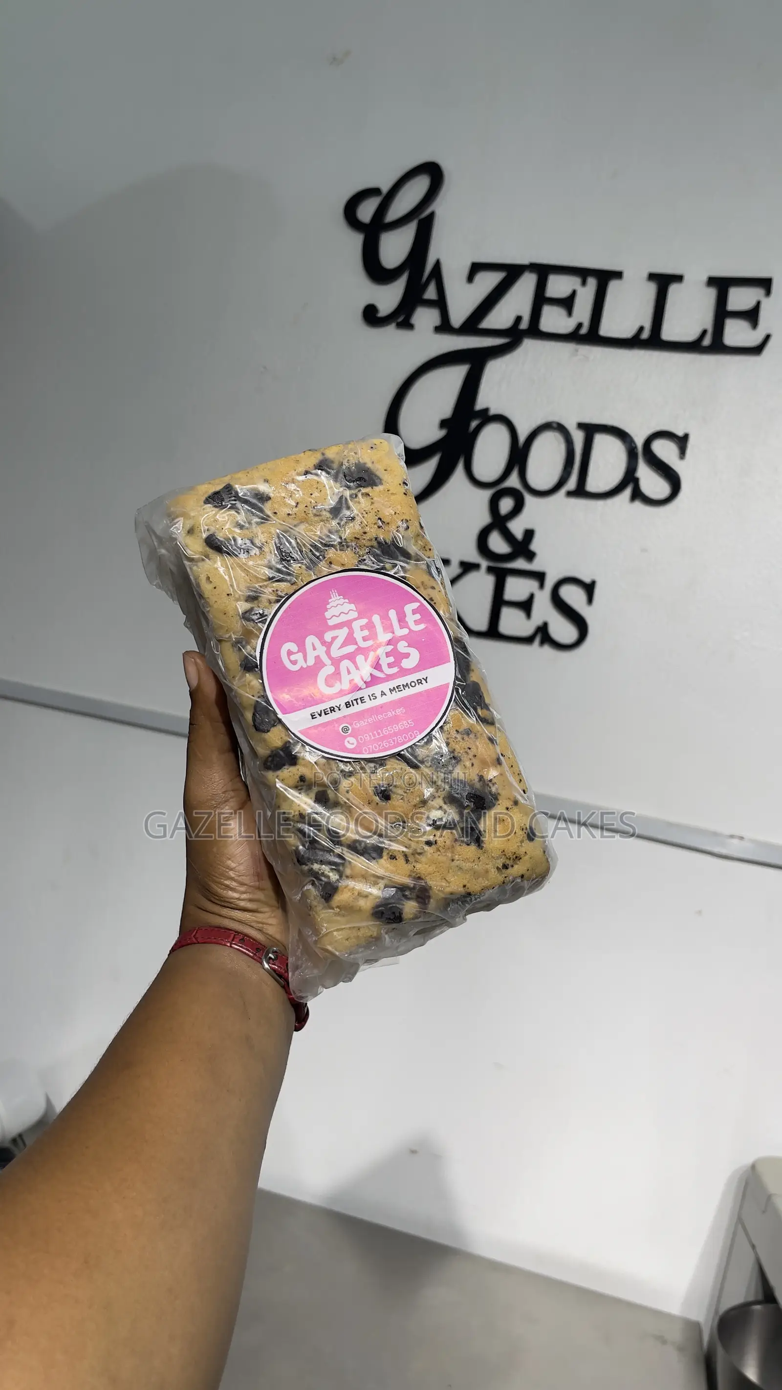 Cookies and Cream Cake Loaf