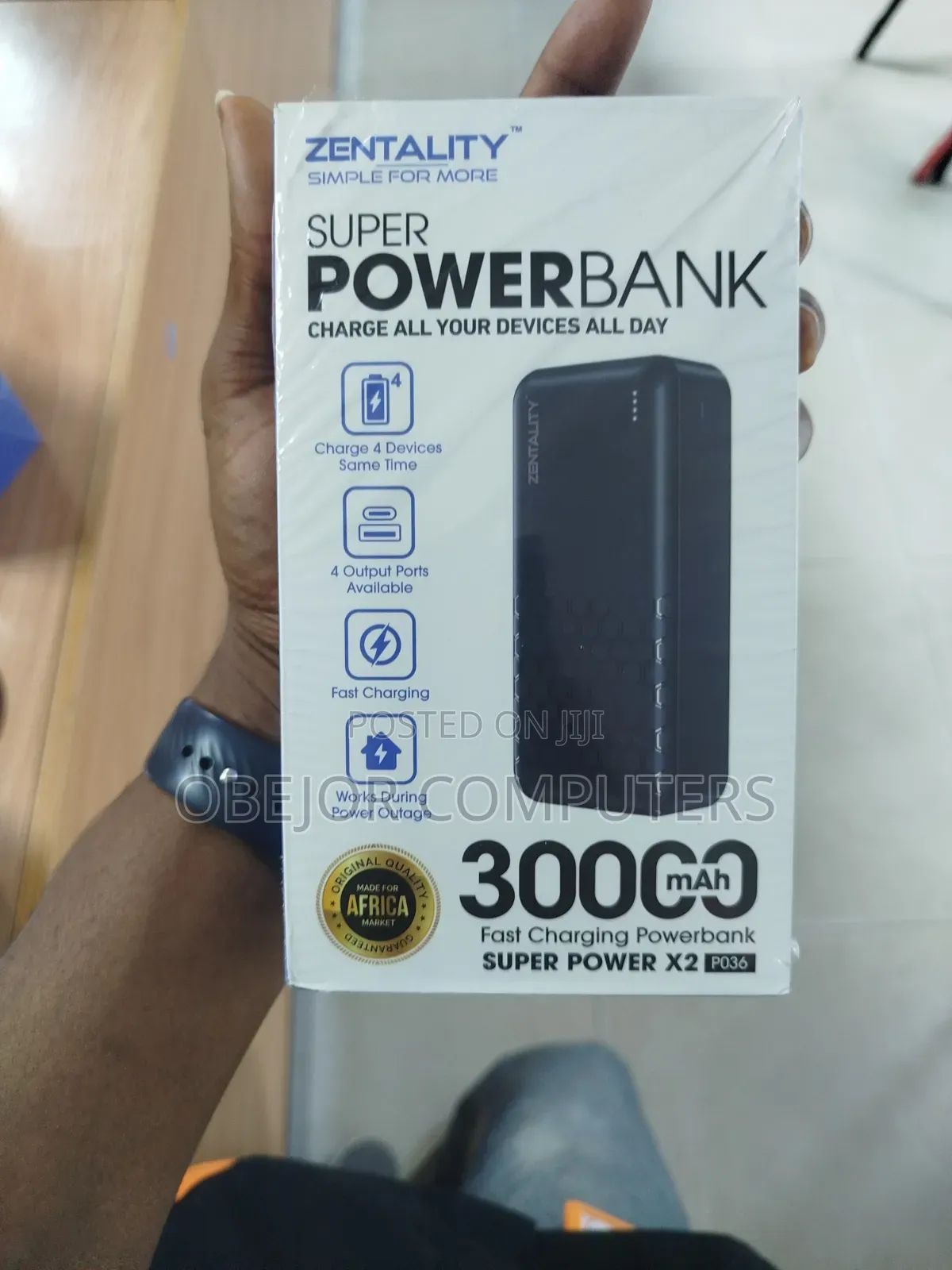 ZENTALITY 30000mAh Power Bank