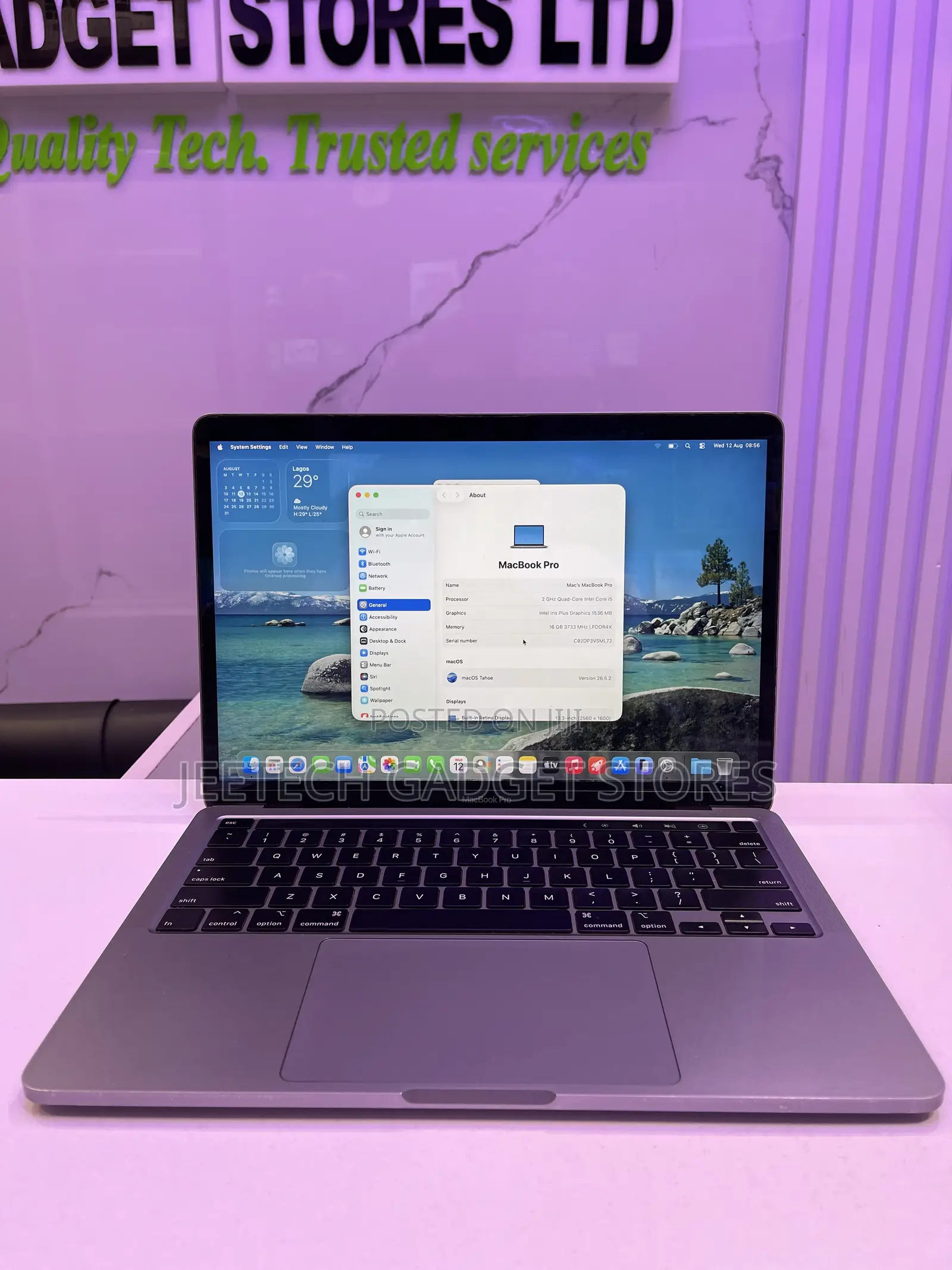 Laptop Apple MacBook Pro 2020 16GB Intel Core i5 SSD 1T