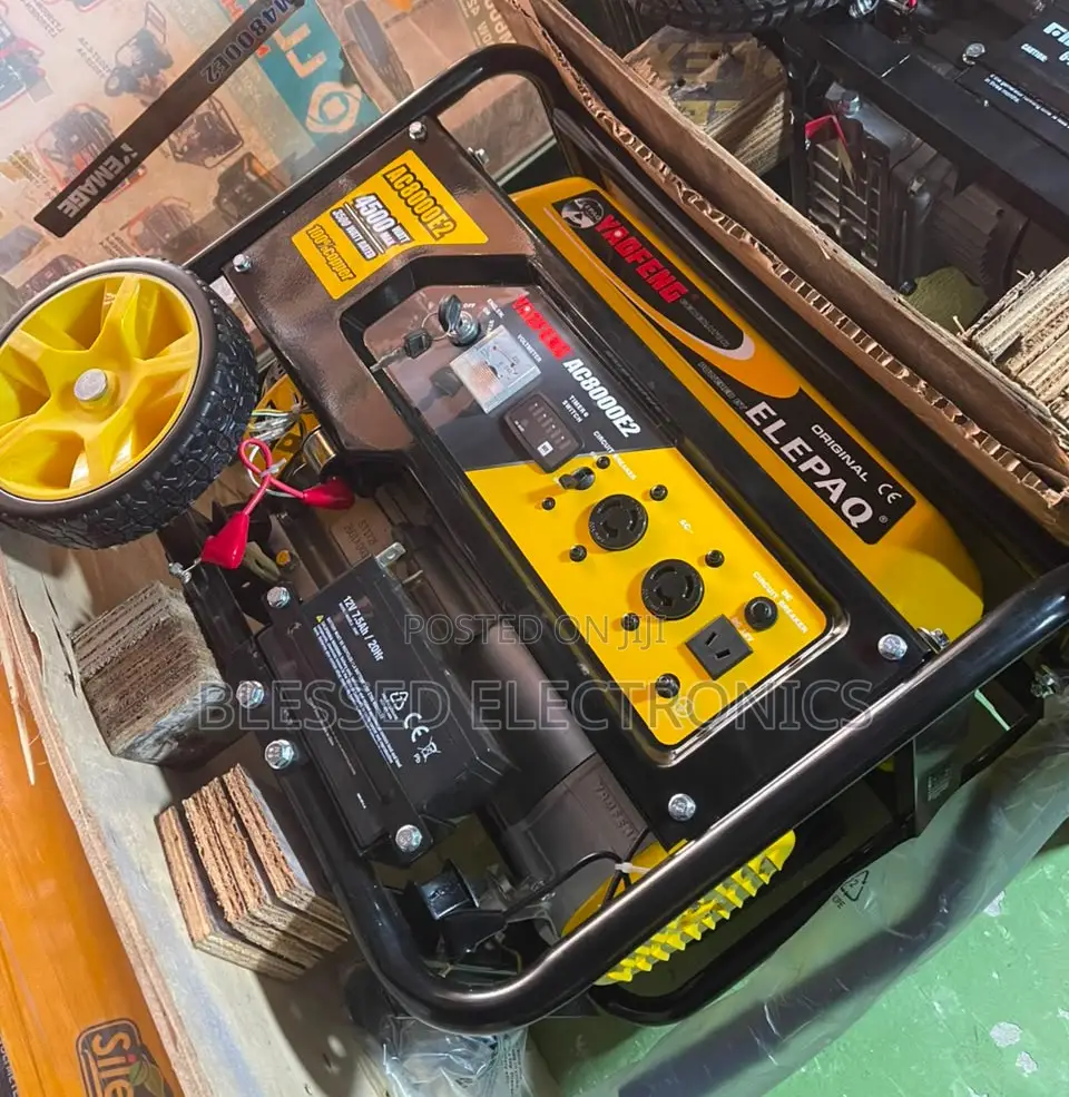 ELEPAQ YADFENG 4.5KVA Petrol Generator 100% Copper Wire Low Noise