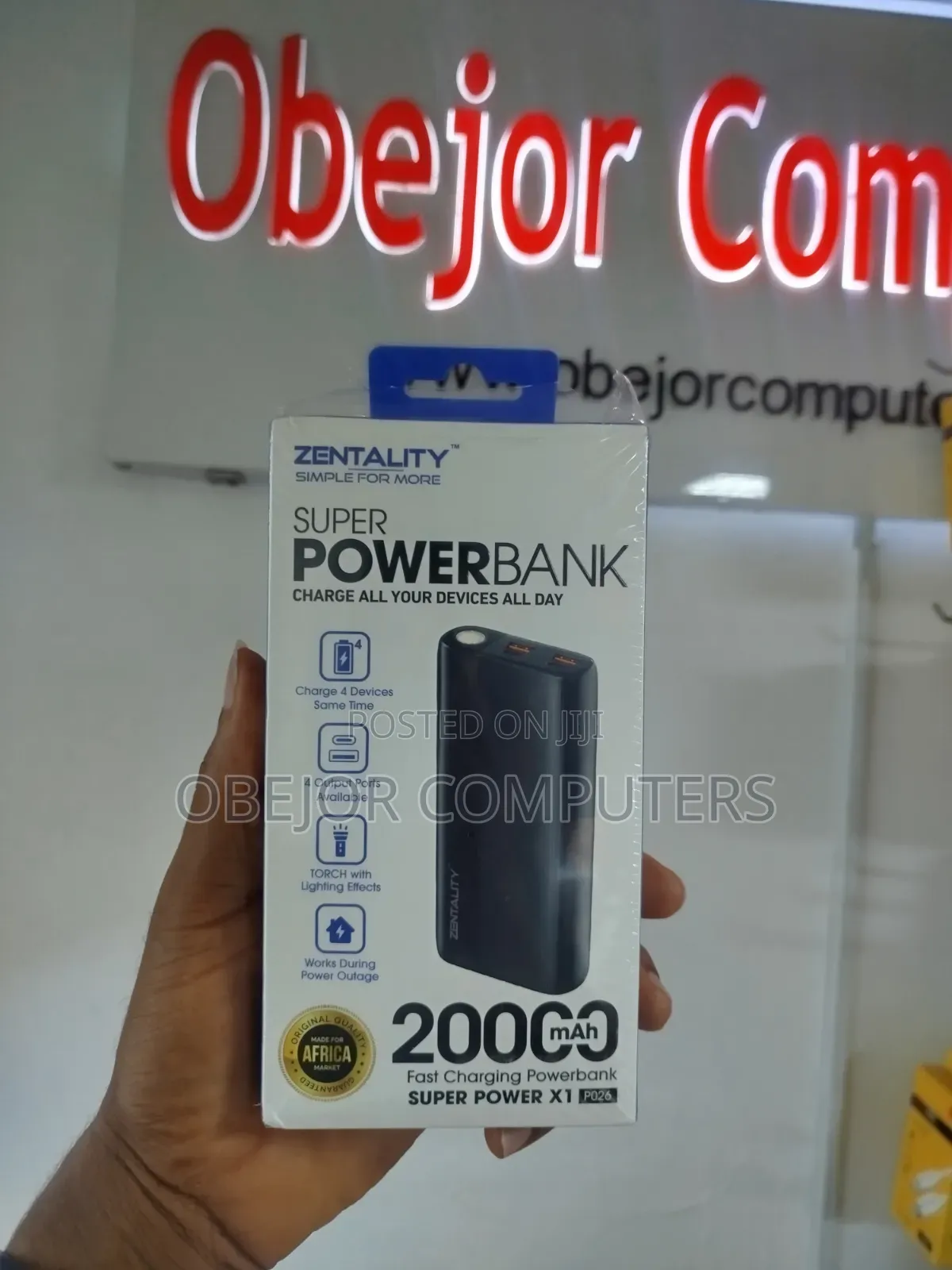 ZENTALITY 20000mAh Power Bank