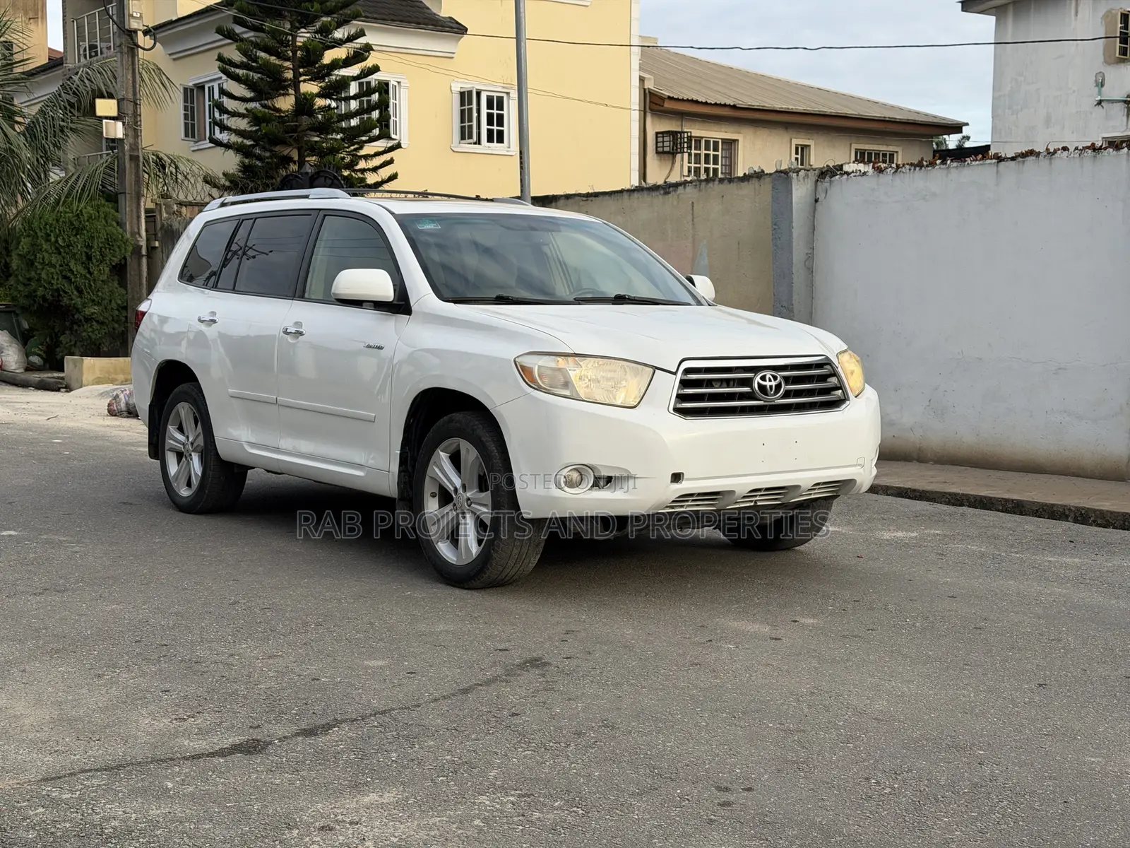 Toyota Highlander Limited 2008 White