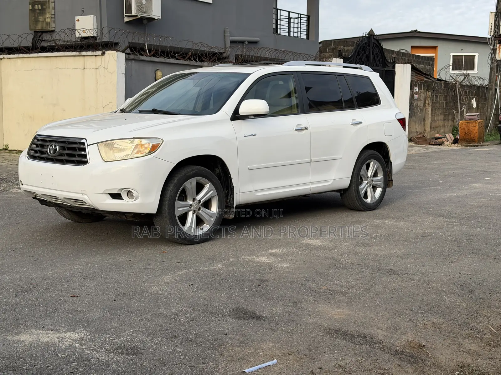 Toyota Highlander Limited 2008 White