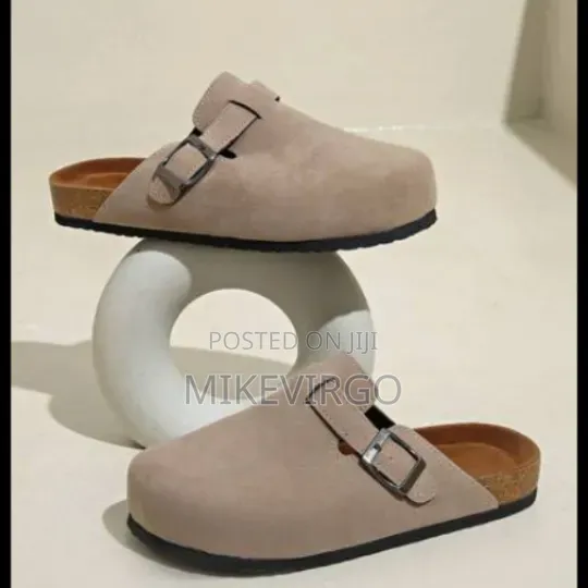 Handmade Birkenstock Suede Half Shoe
