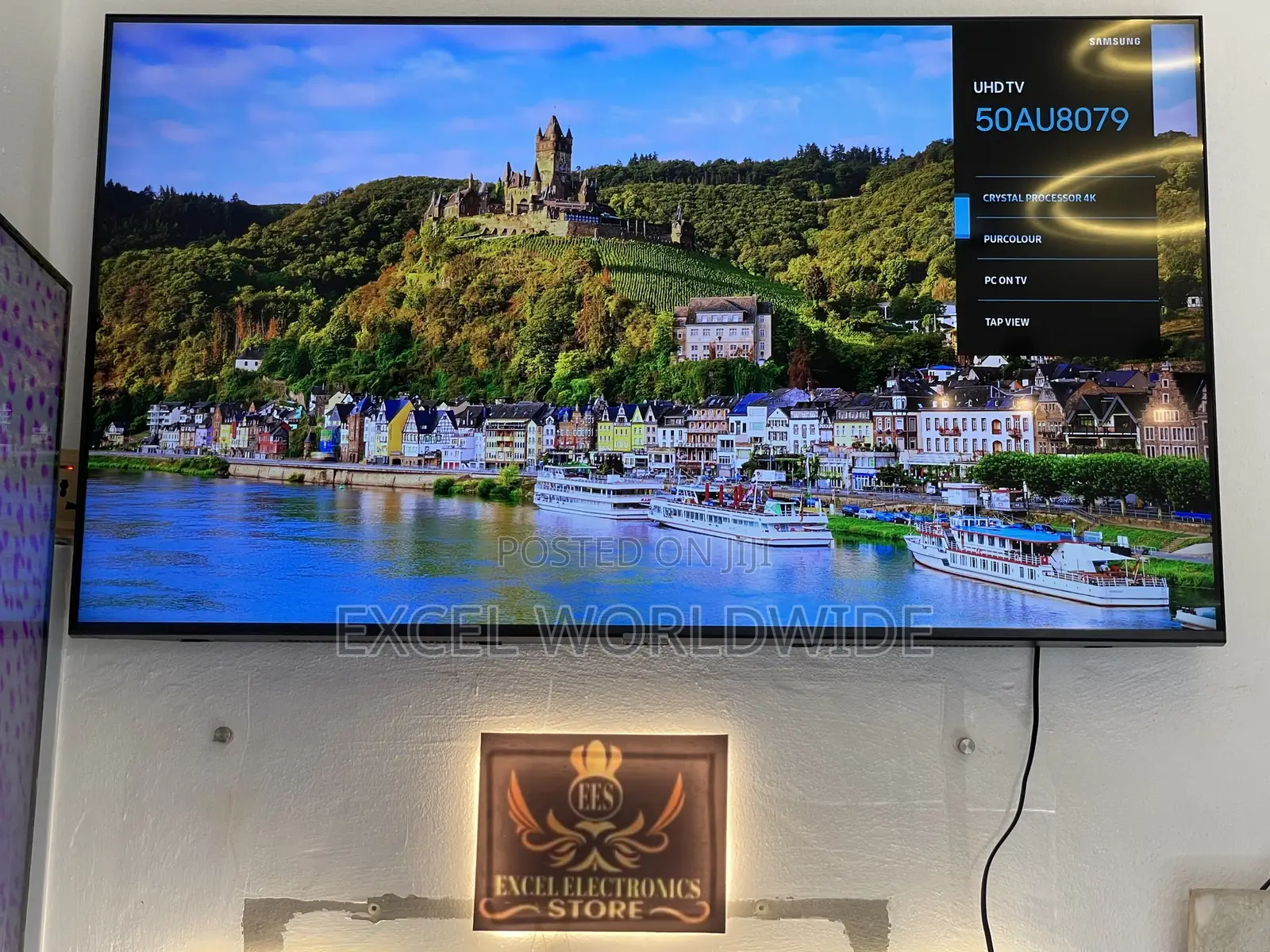 50” Samsung AirSlim Designed Crystal UHD Smart TV With Accessories