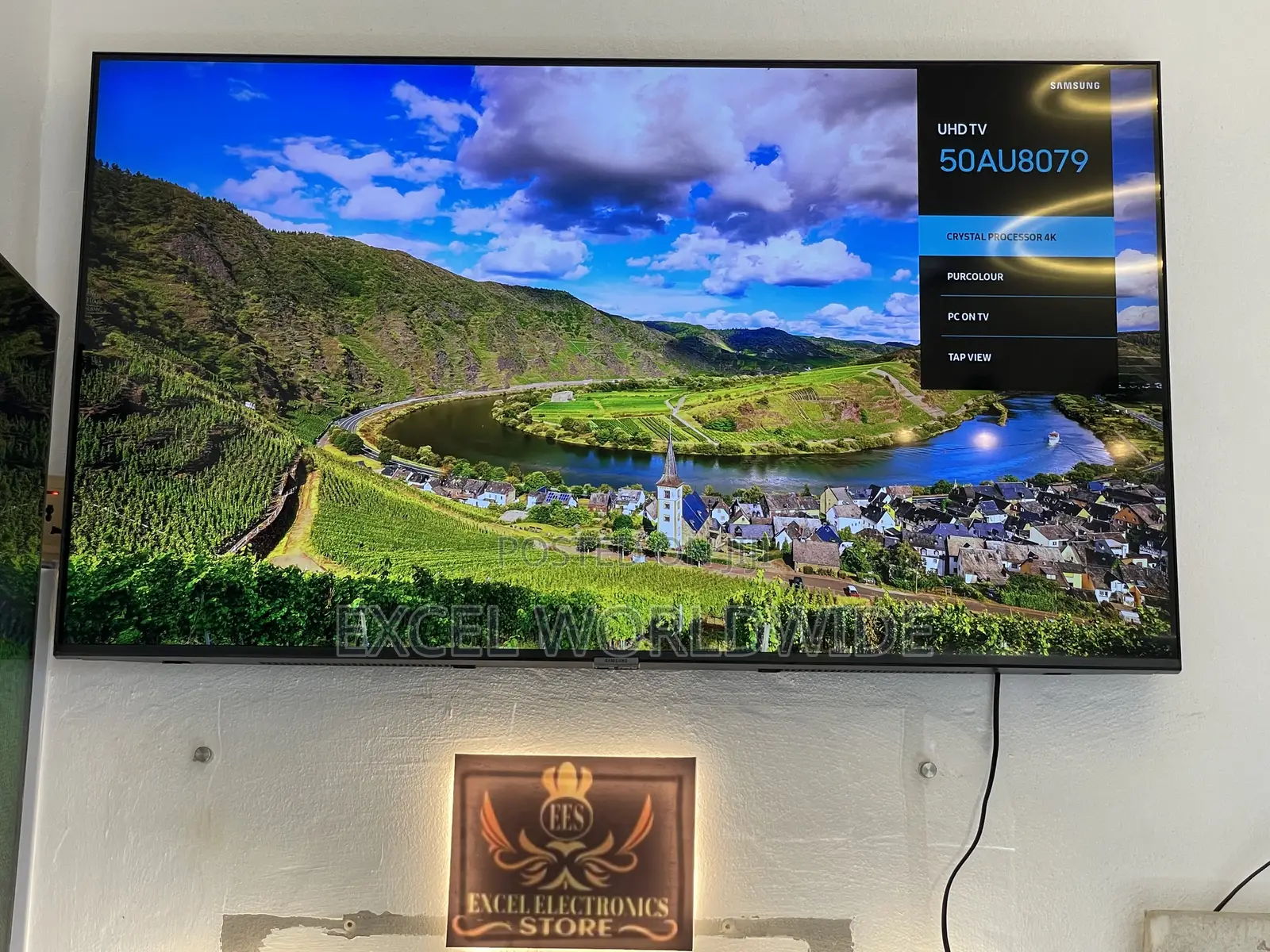 50” Samsung AirSlim Designed Crystal UHD Smart TV With Accessories
