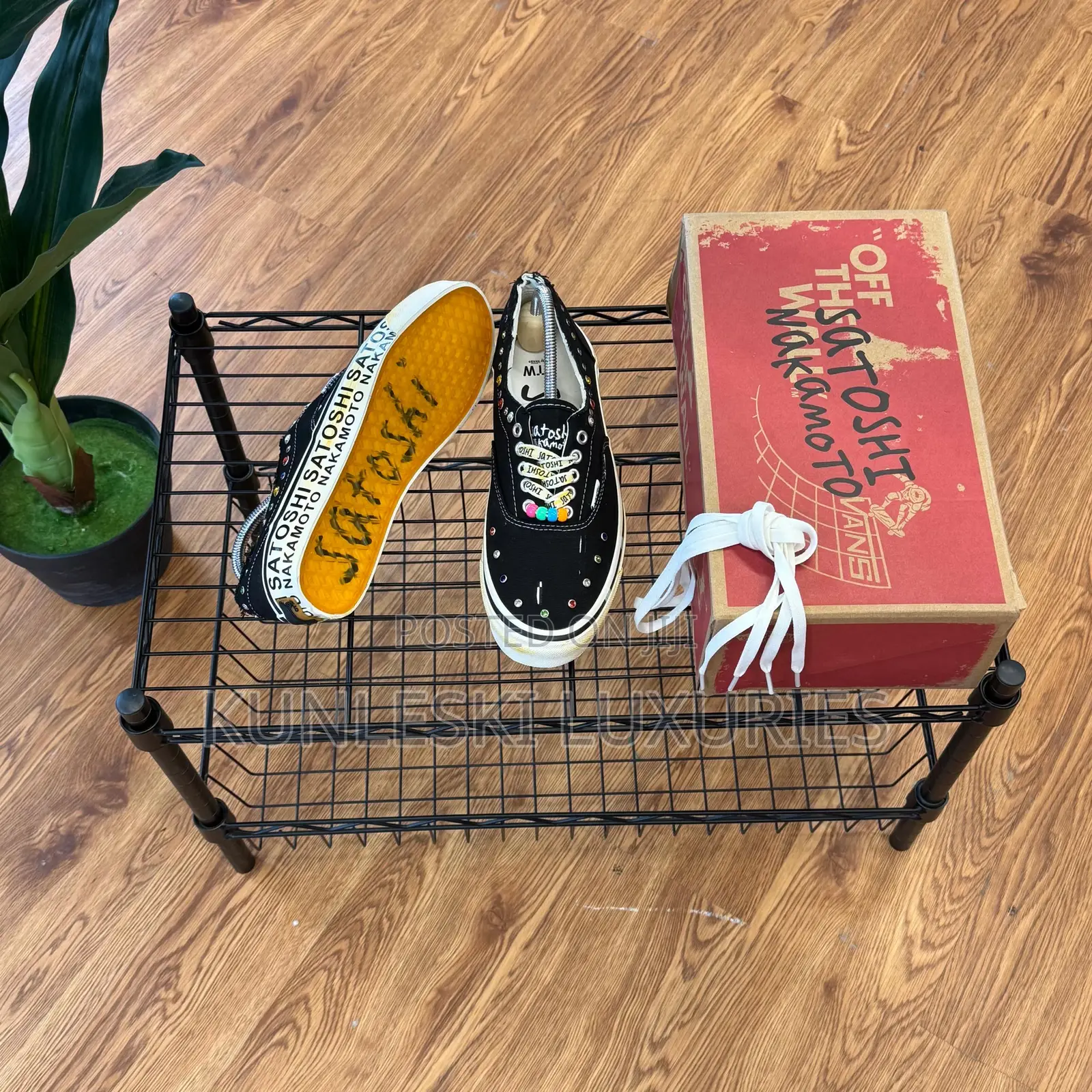Original Satoshi Nakamoto X Vans Otw Era 95 Round Lucky Charm Sneakers