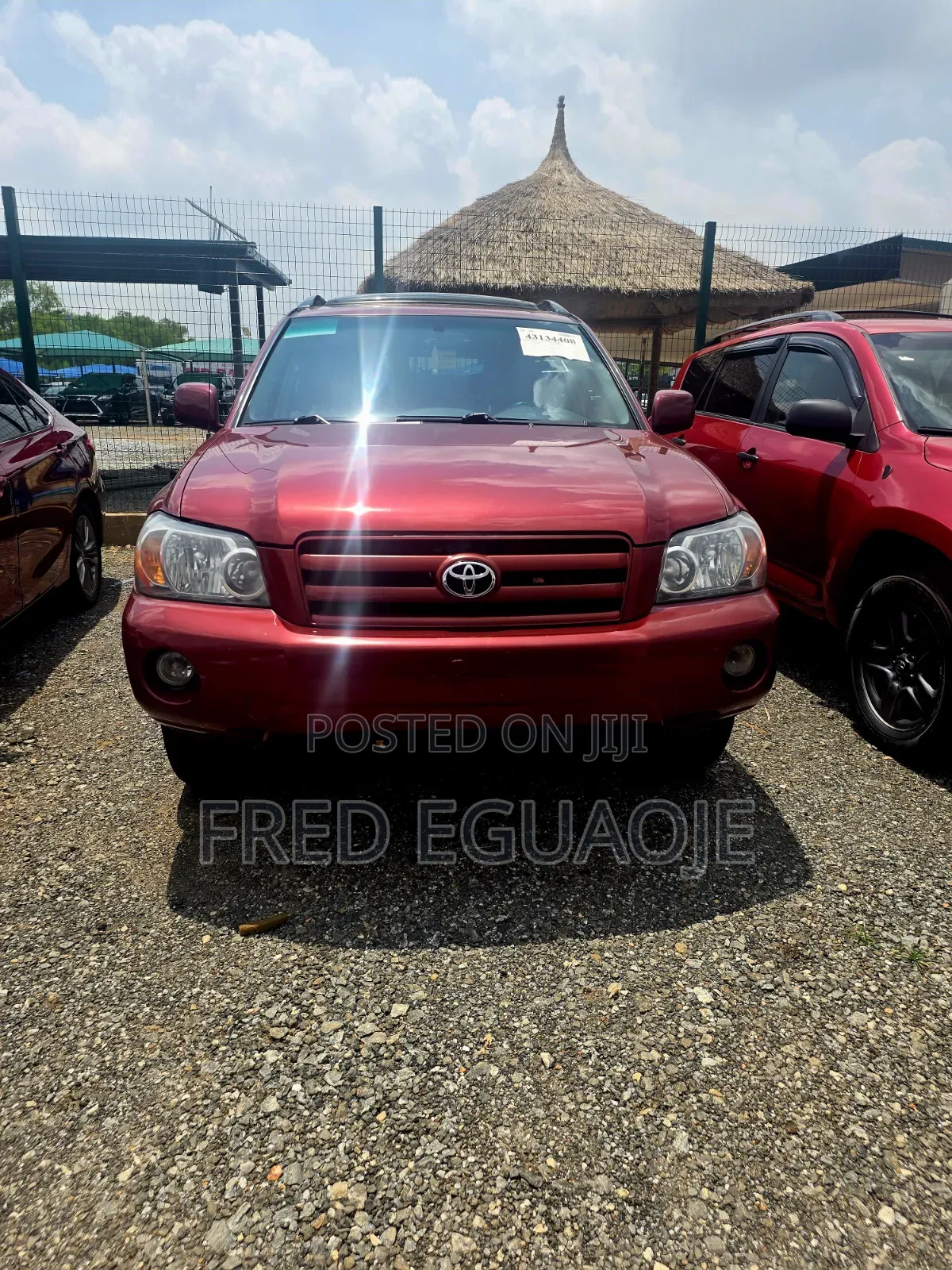 Toyota Highlander V6 2006 Red