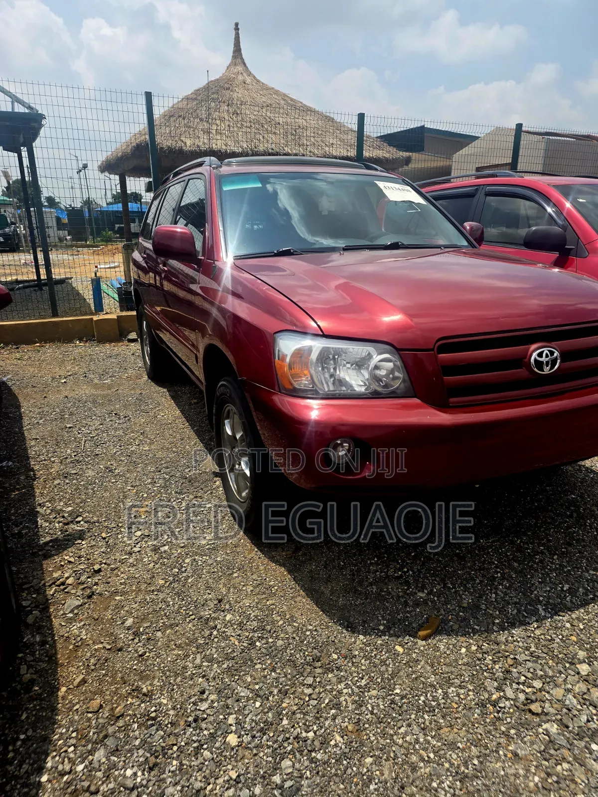 Toyota Highlander V6 2006 Red