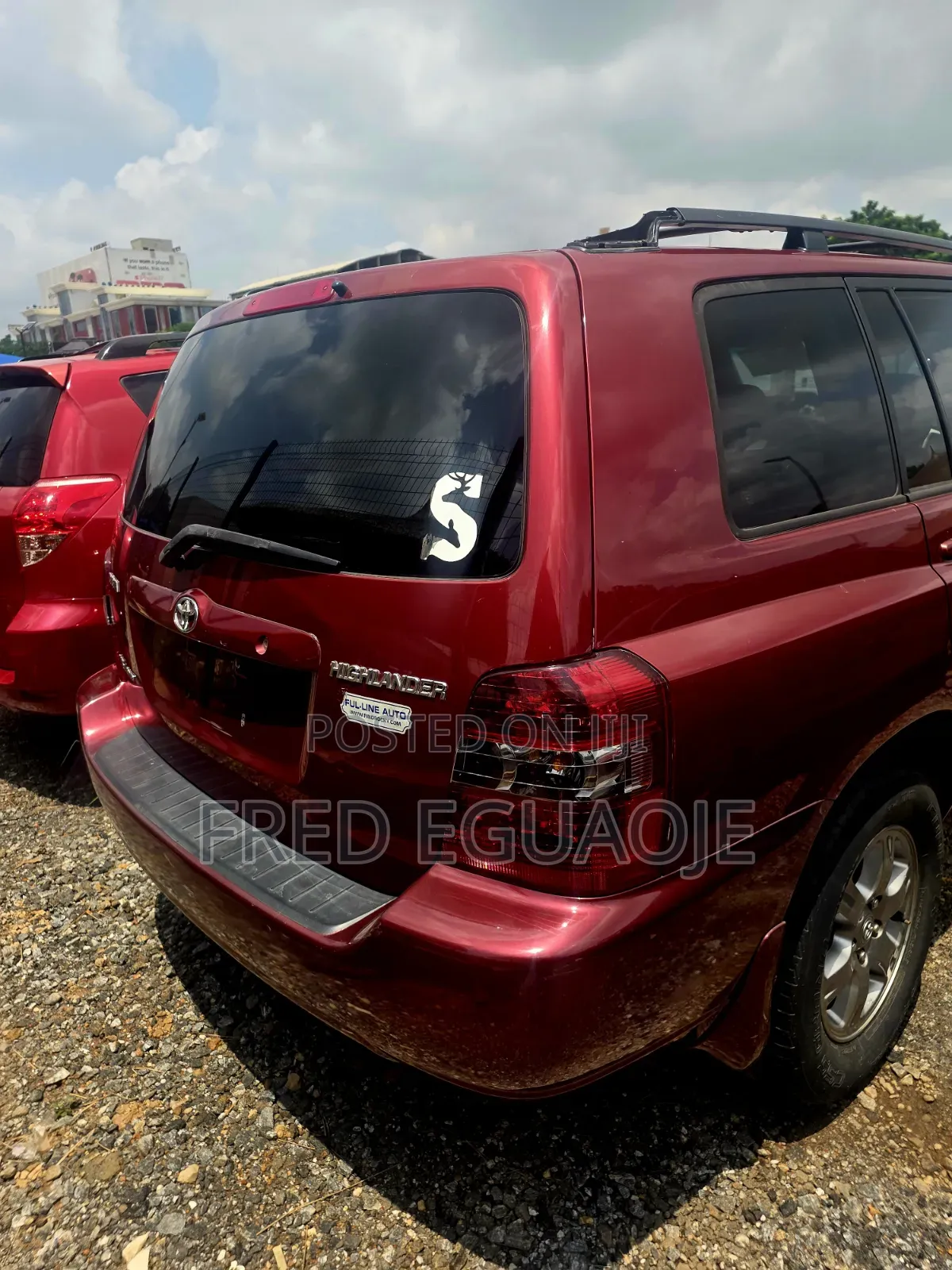 Toyota Highlander V6 2006 Red