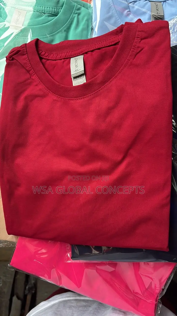 Dozen of Plain T-Shirt Is Available in Different Colors