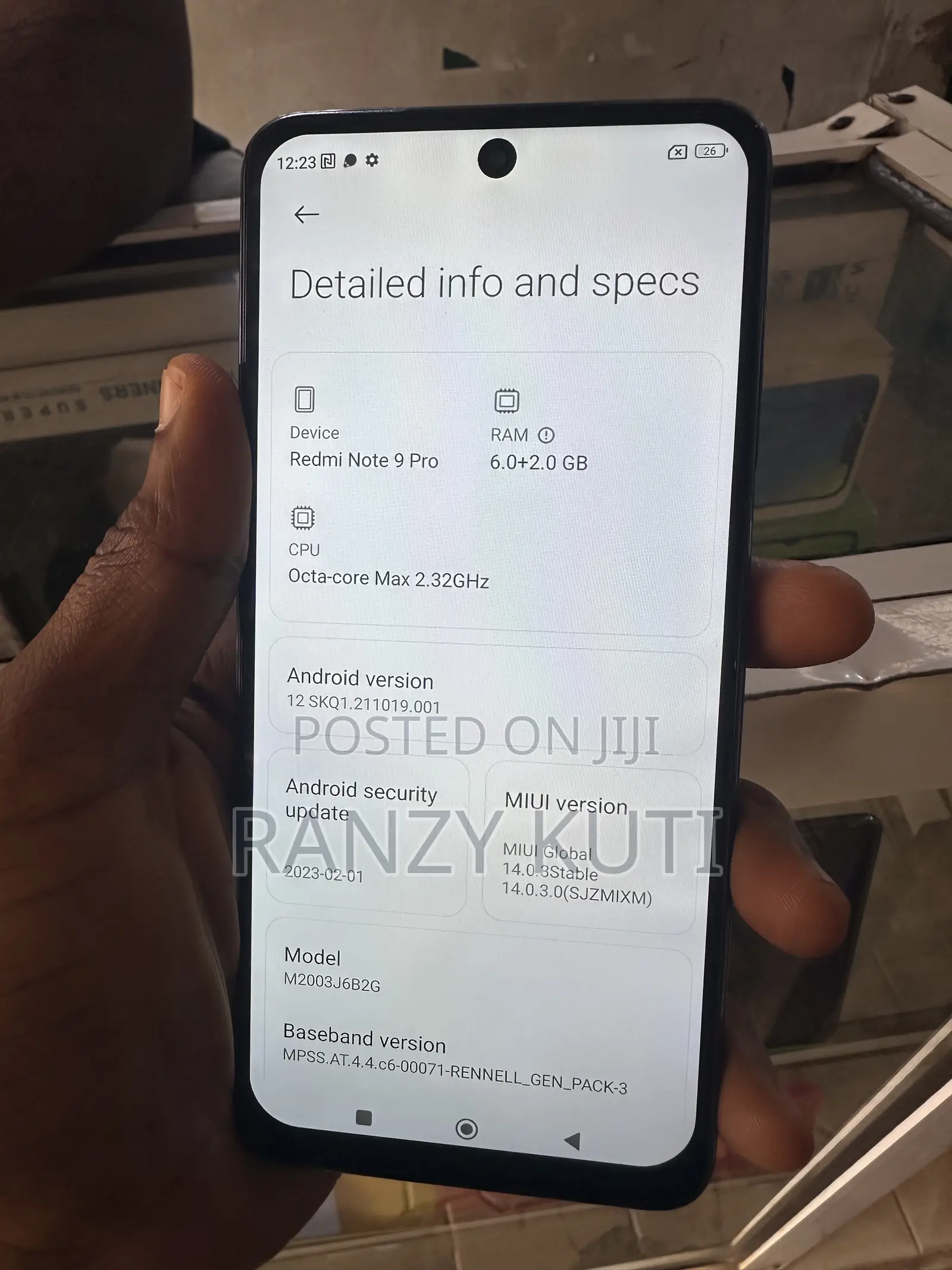 Xiaomi Redmi Note 9 Pro 128 GB Black