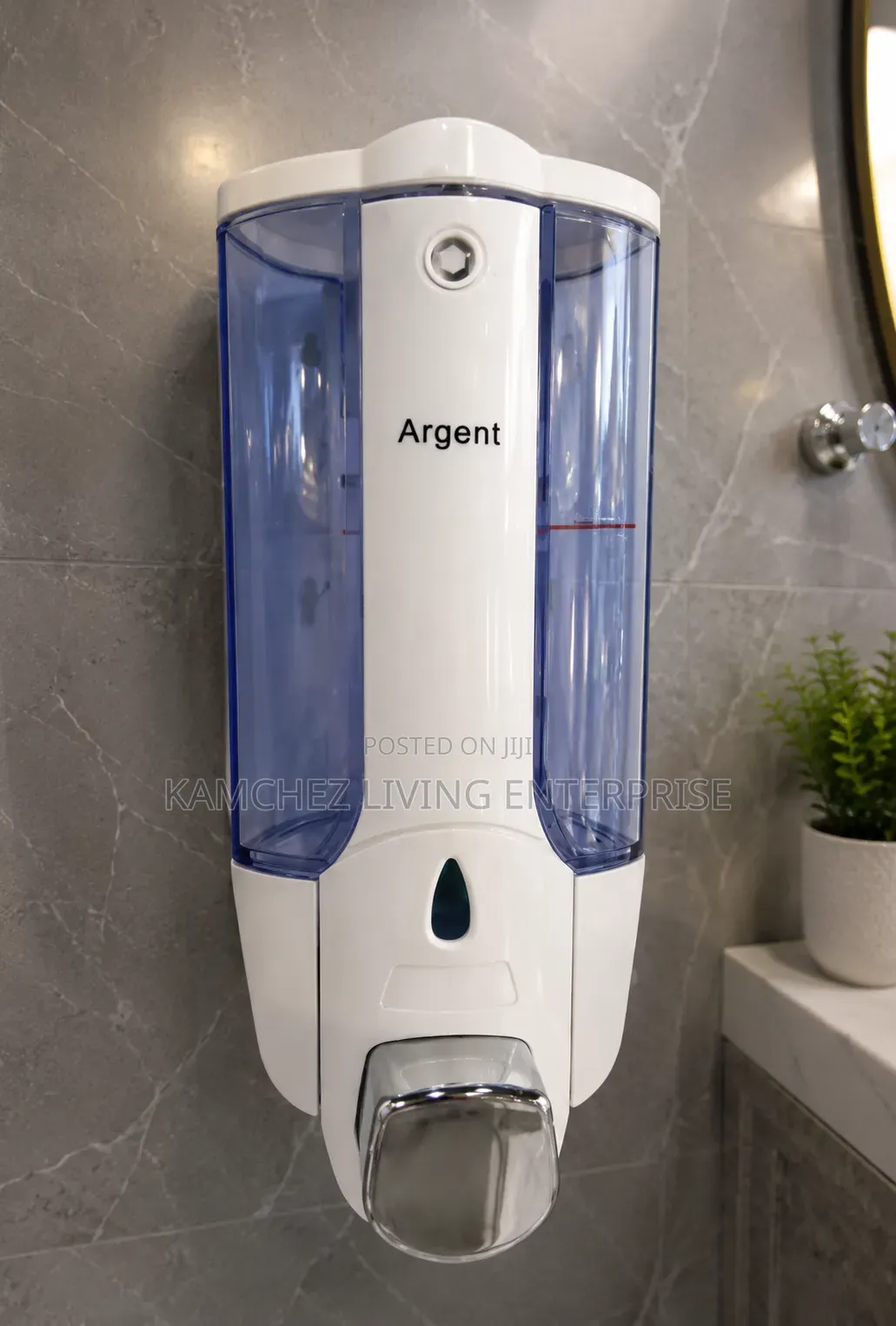 Argent Wall-Mounted Soap/Sanitizer Dispenser