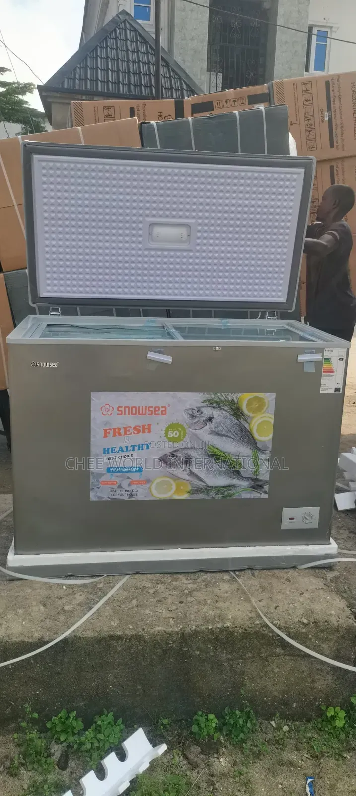 Original Snowsea BD450 Chest Freezer 350L – Large Capacity,2years Warr