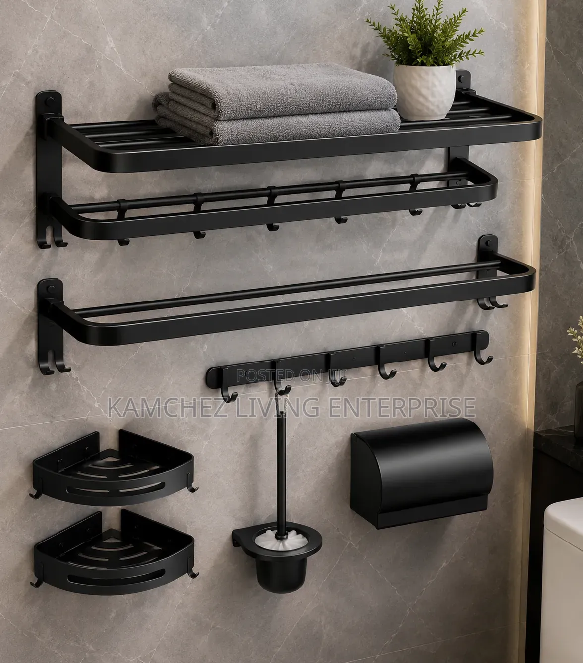 Premium Bathroom Accessories Set