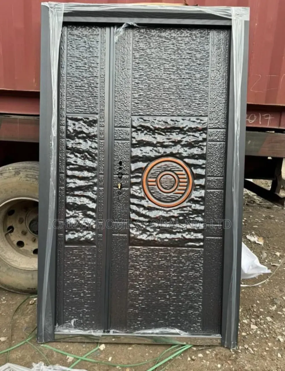 7x4ft Executive Full-Gauge Solid Copper Cast Entrance Door