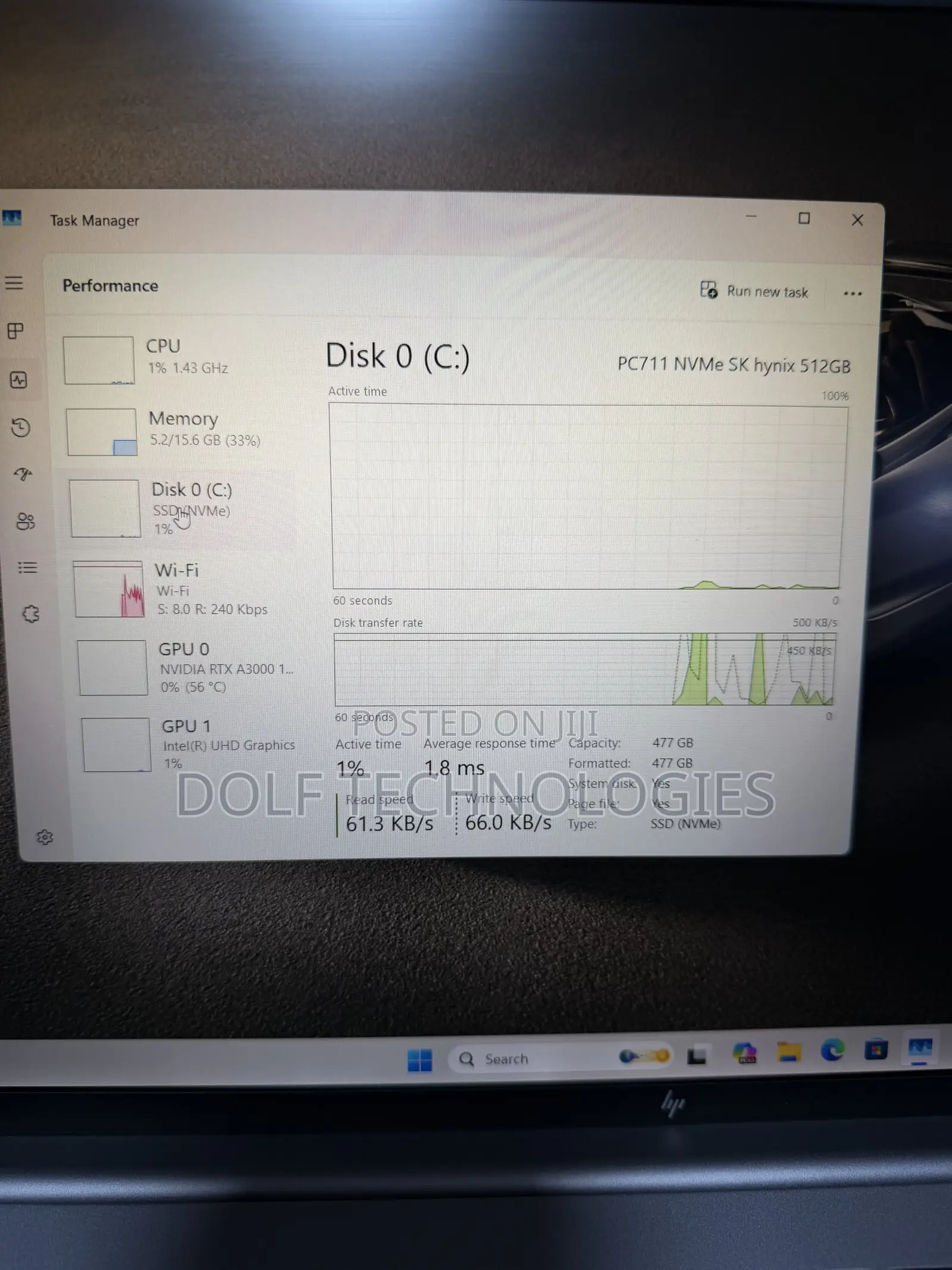 Laptop HP ZBook Fury 16 G9 16GB Intel Core i7 SSD 512GB