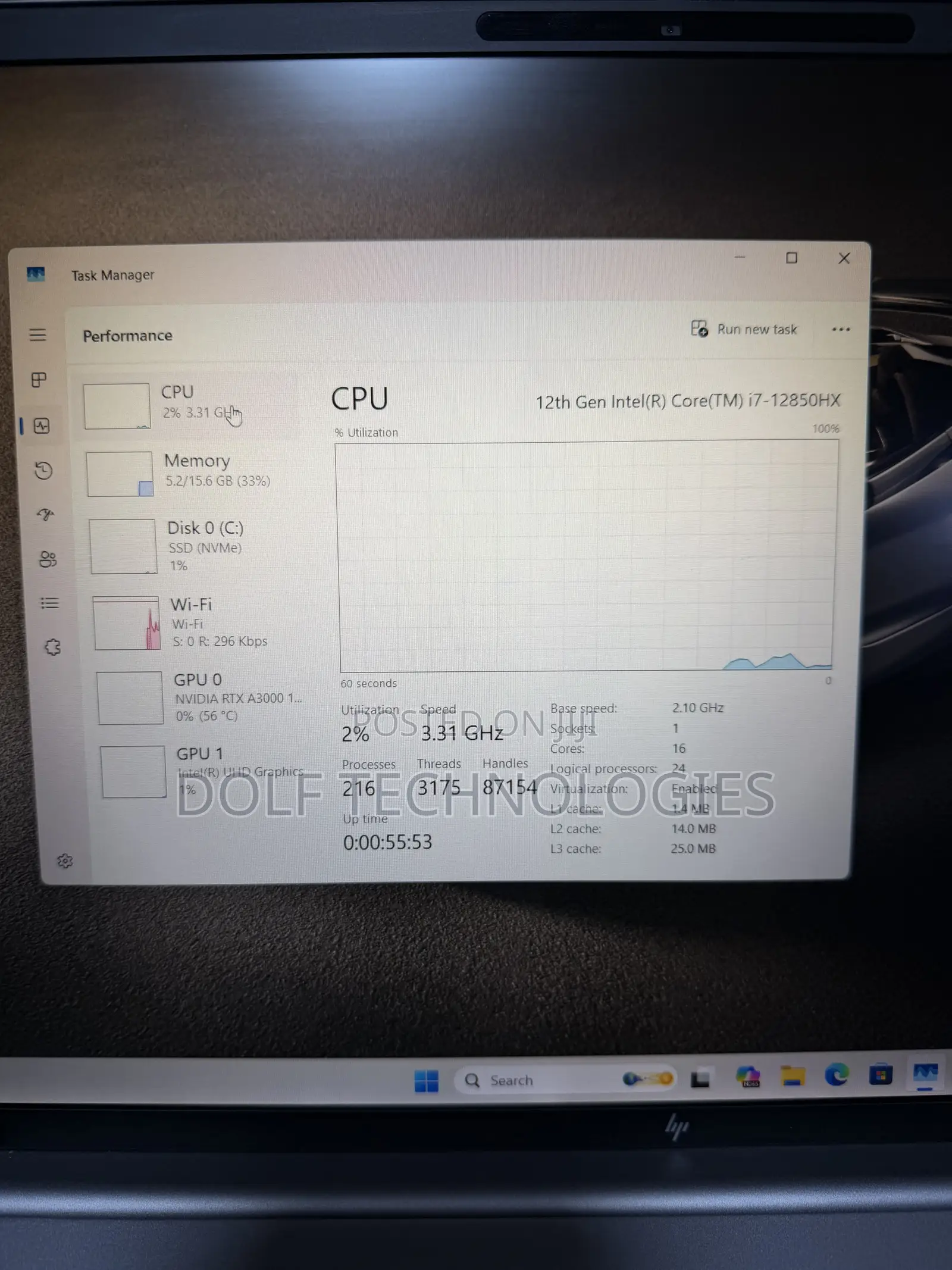 Laptop HP ZBook Fury 16 G9 16GB Intel Core i7 SSD 512GB