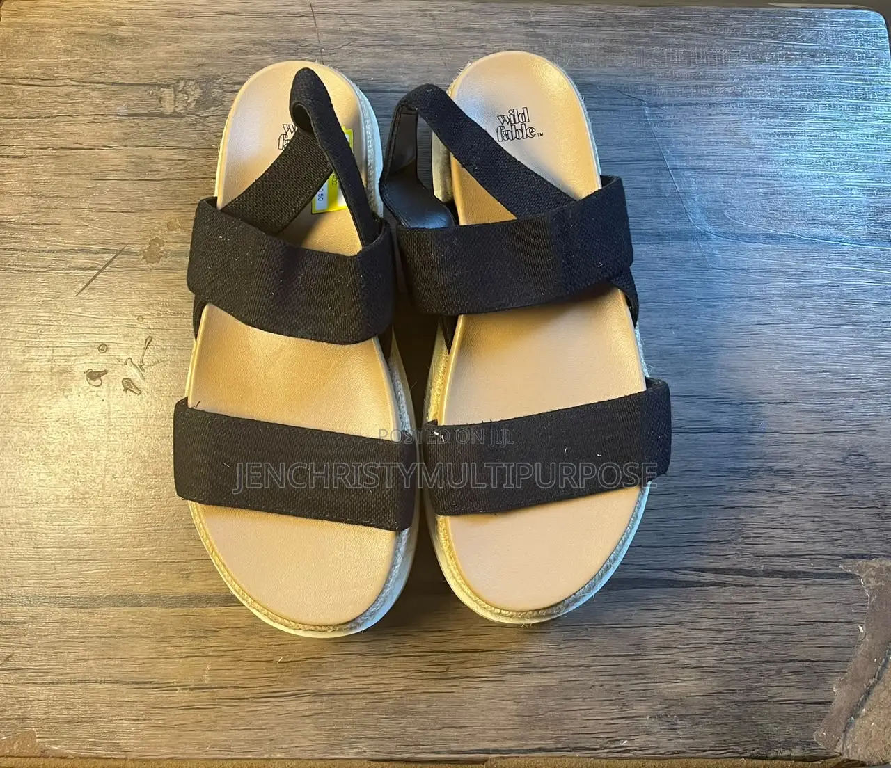 Women's Black Platform Sandals