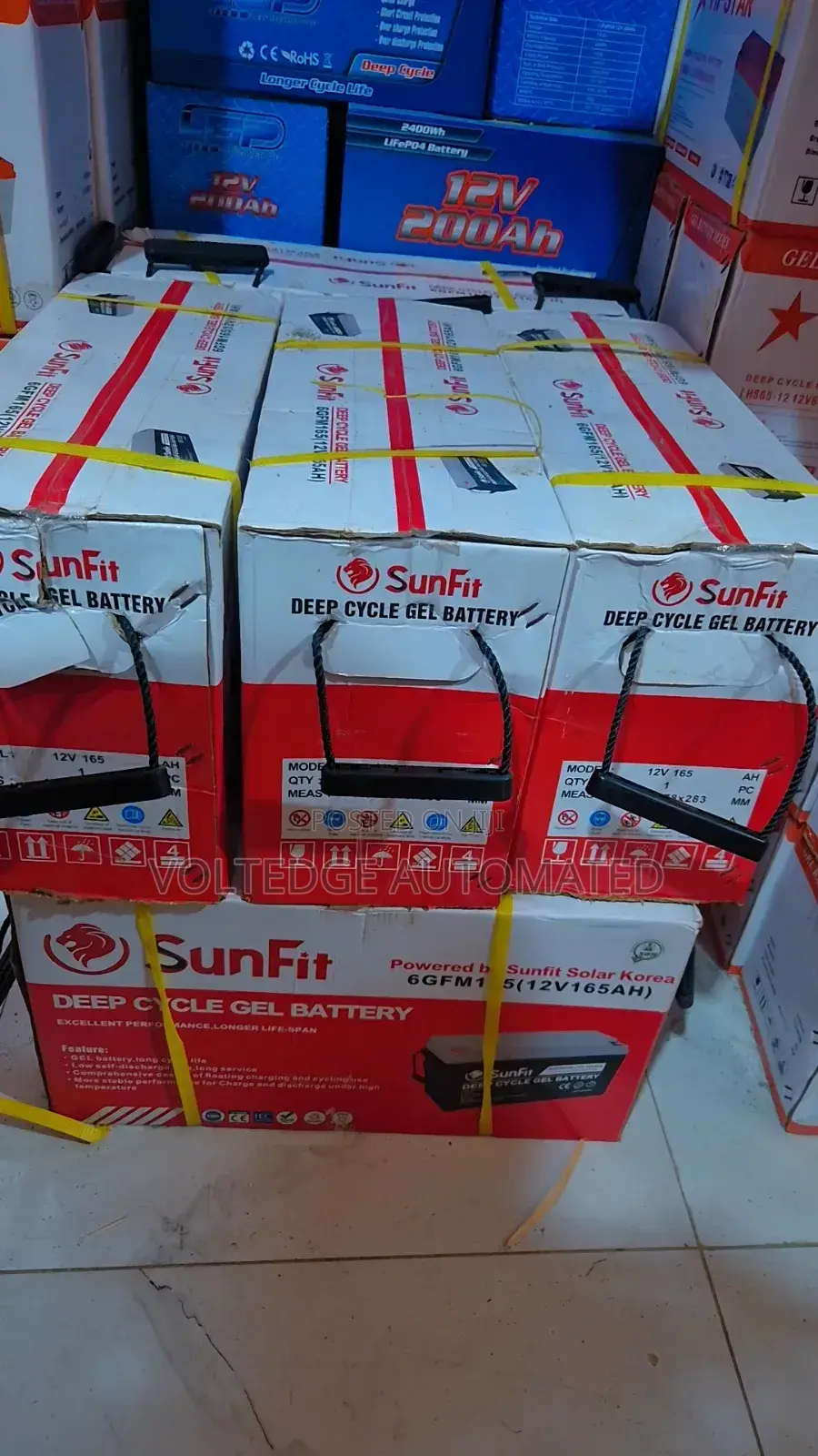 165ah Sunfit Gel Battery