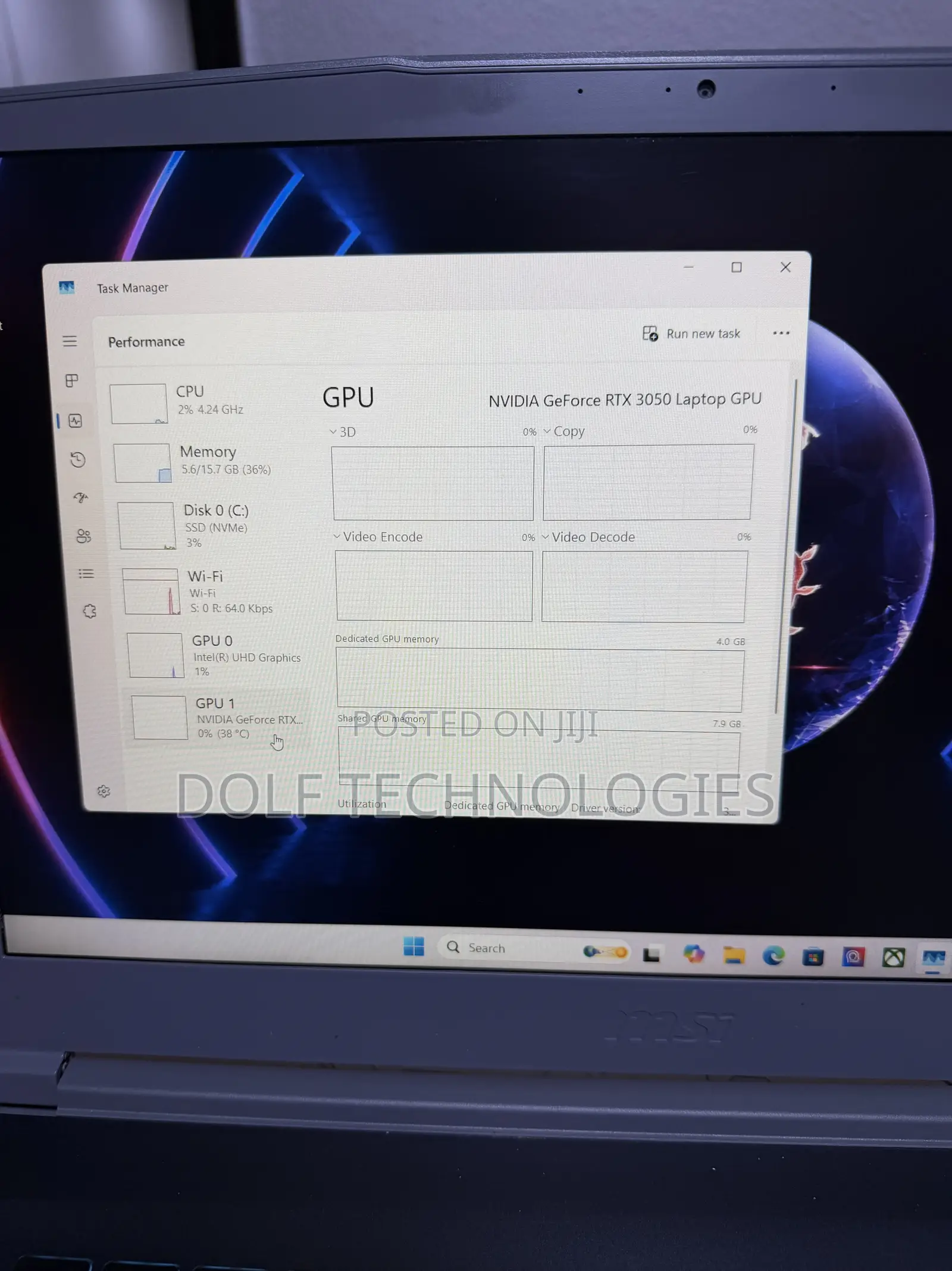 Laptop MSI GF65 Thin 10UE 16GB Intel Core i5 SSD 512GB