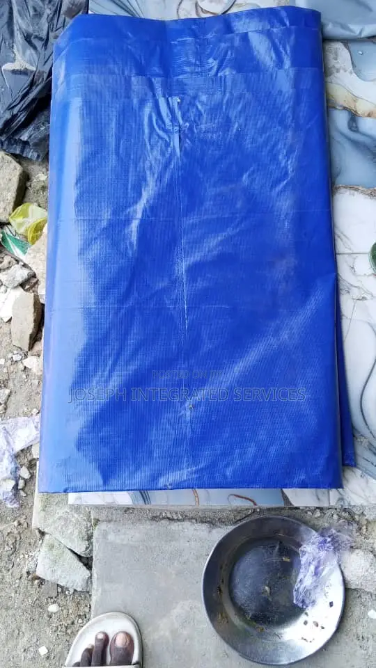 Heavy-Duty Waterproof Blue Polyethylene Tarpaulin (Tarp)