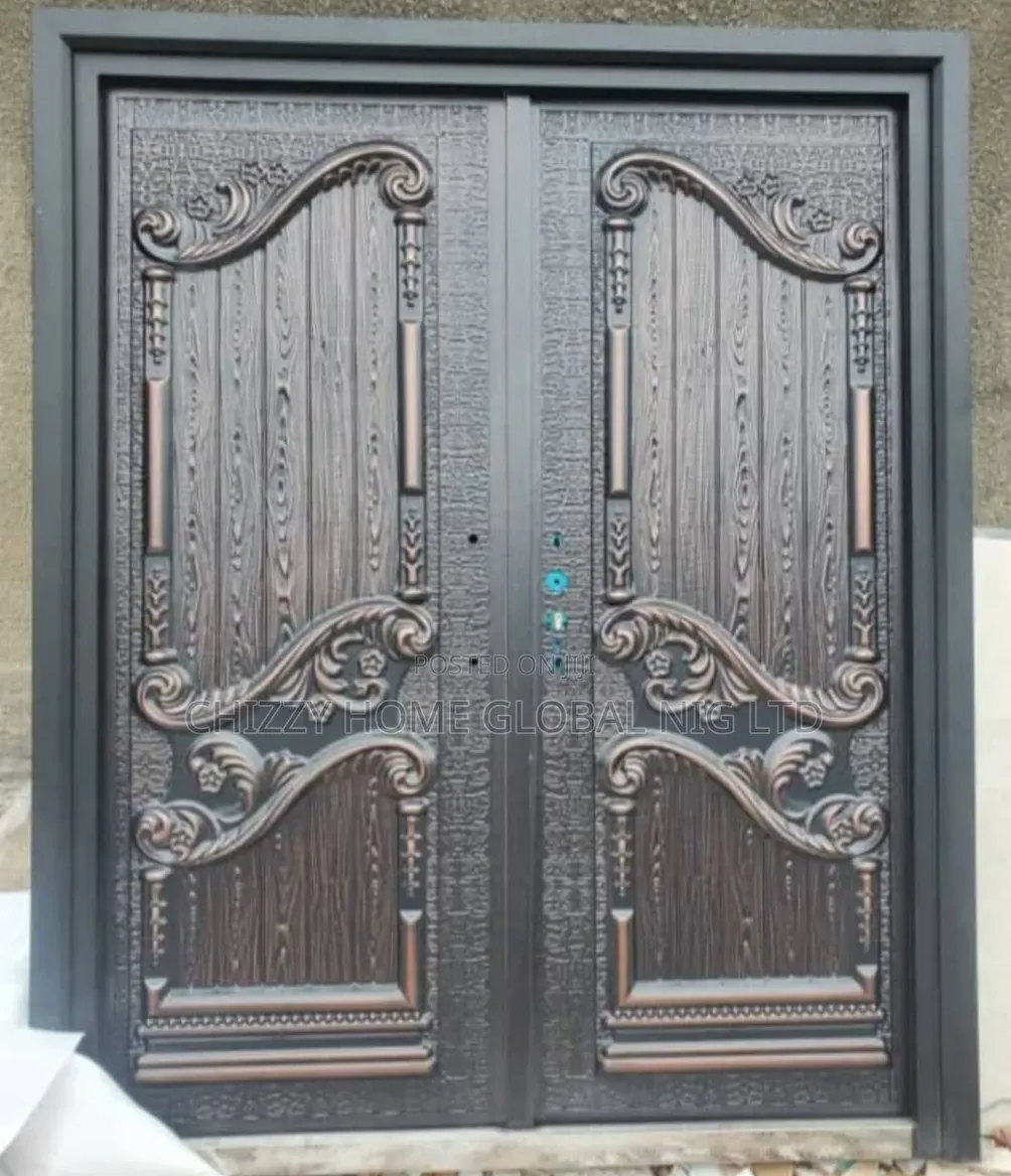 7x5ft High-Security Armored Italian Cast Copper Main Entrance Door