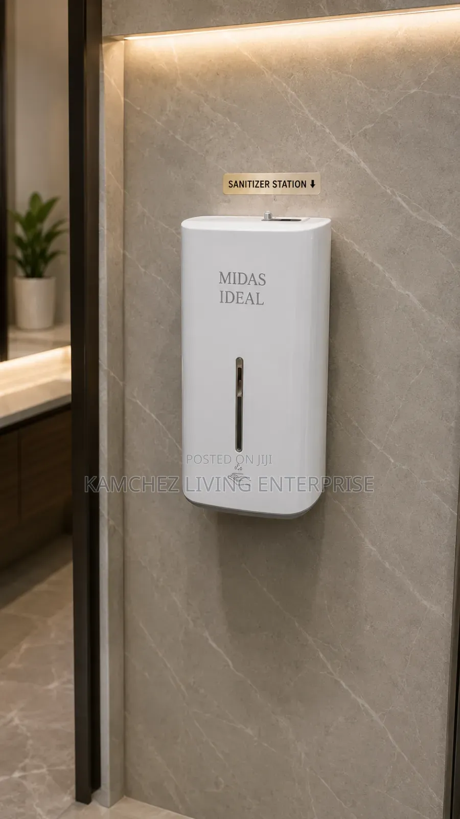 Premium Midas Ideal Wall-Mounted Sanitizer/Soap Dispenser
