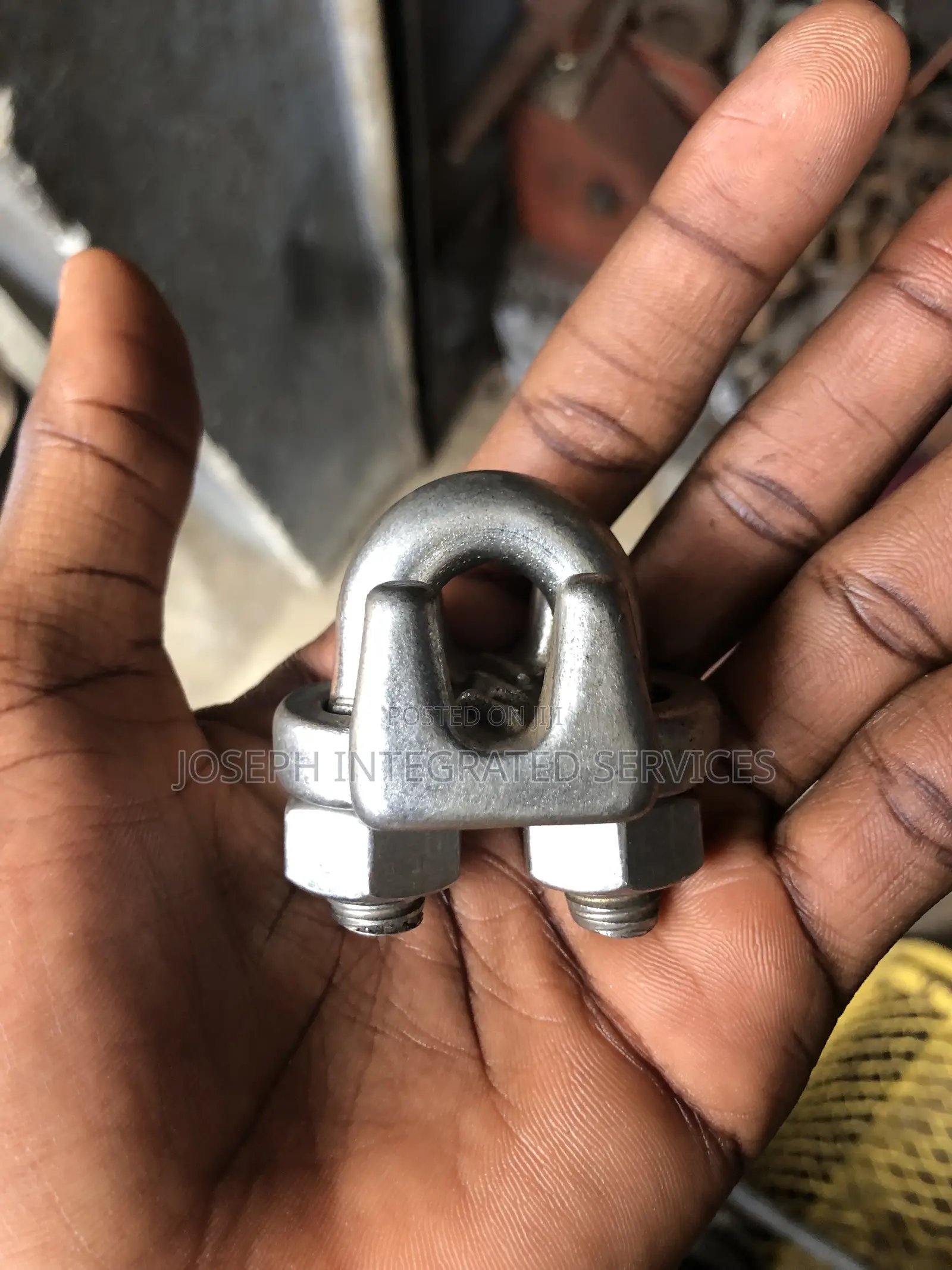 U-Bolt Wire Rope Clip (Also Called a Cable Clamp or Bulldog Clip