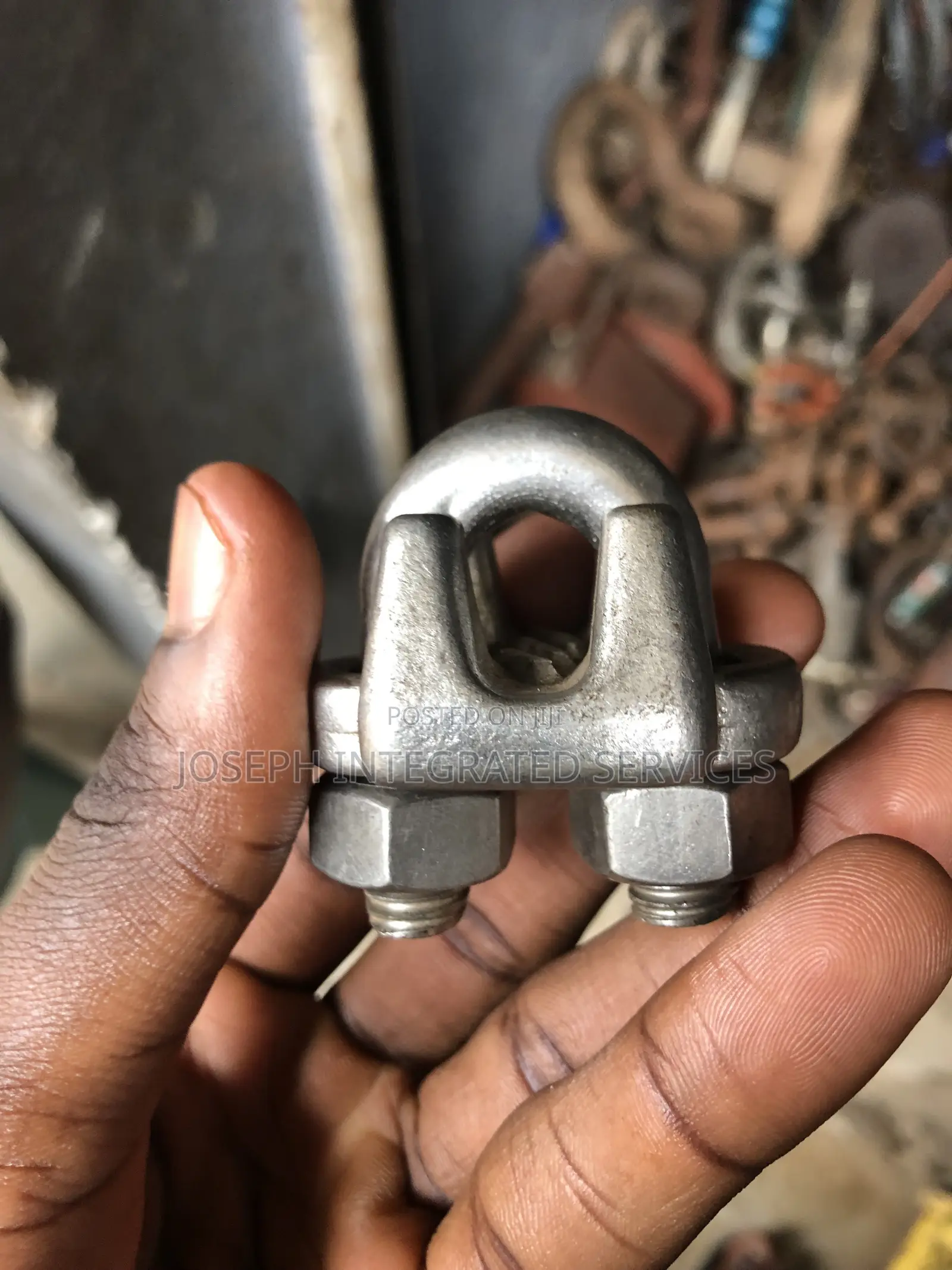 U-Bolt Wire Rope Clip (Also Called a Cable Clamp or Bulldog Clip